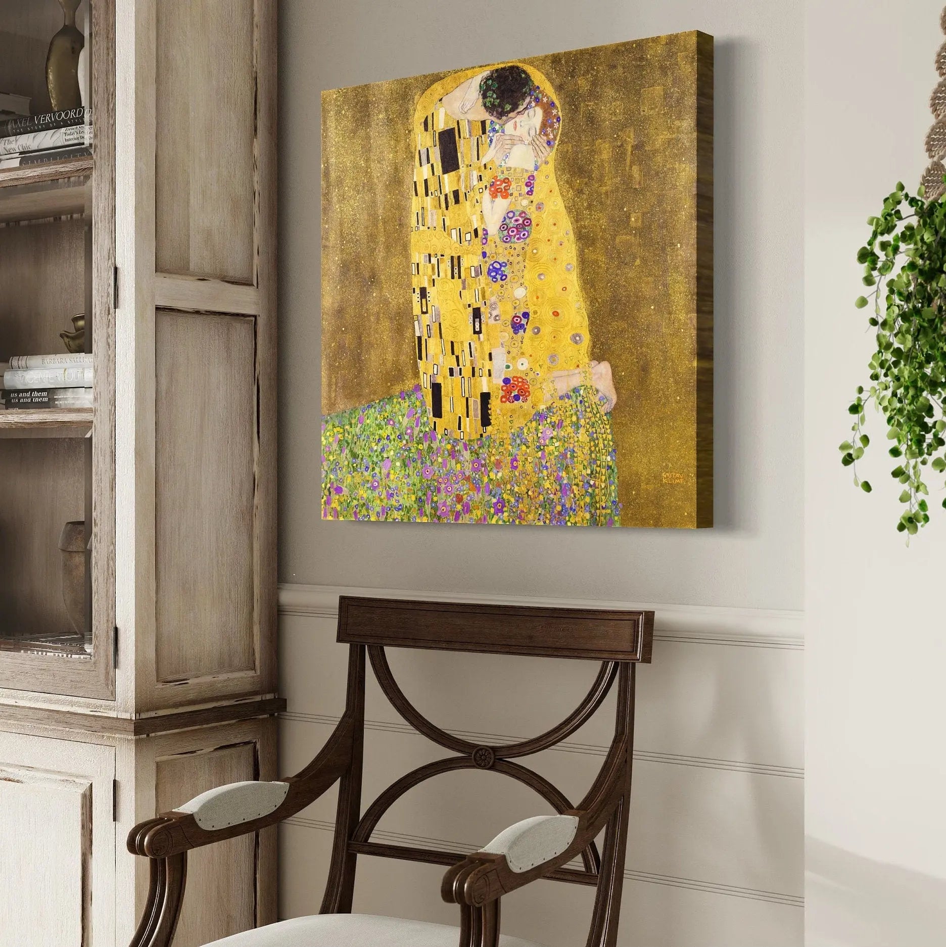 Gustav Klimt 'The Kiss' Canvas Wall Art | Poster Print - Canvastoria