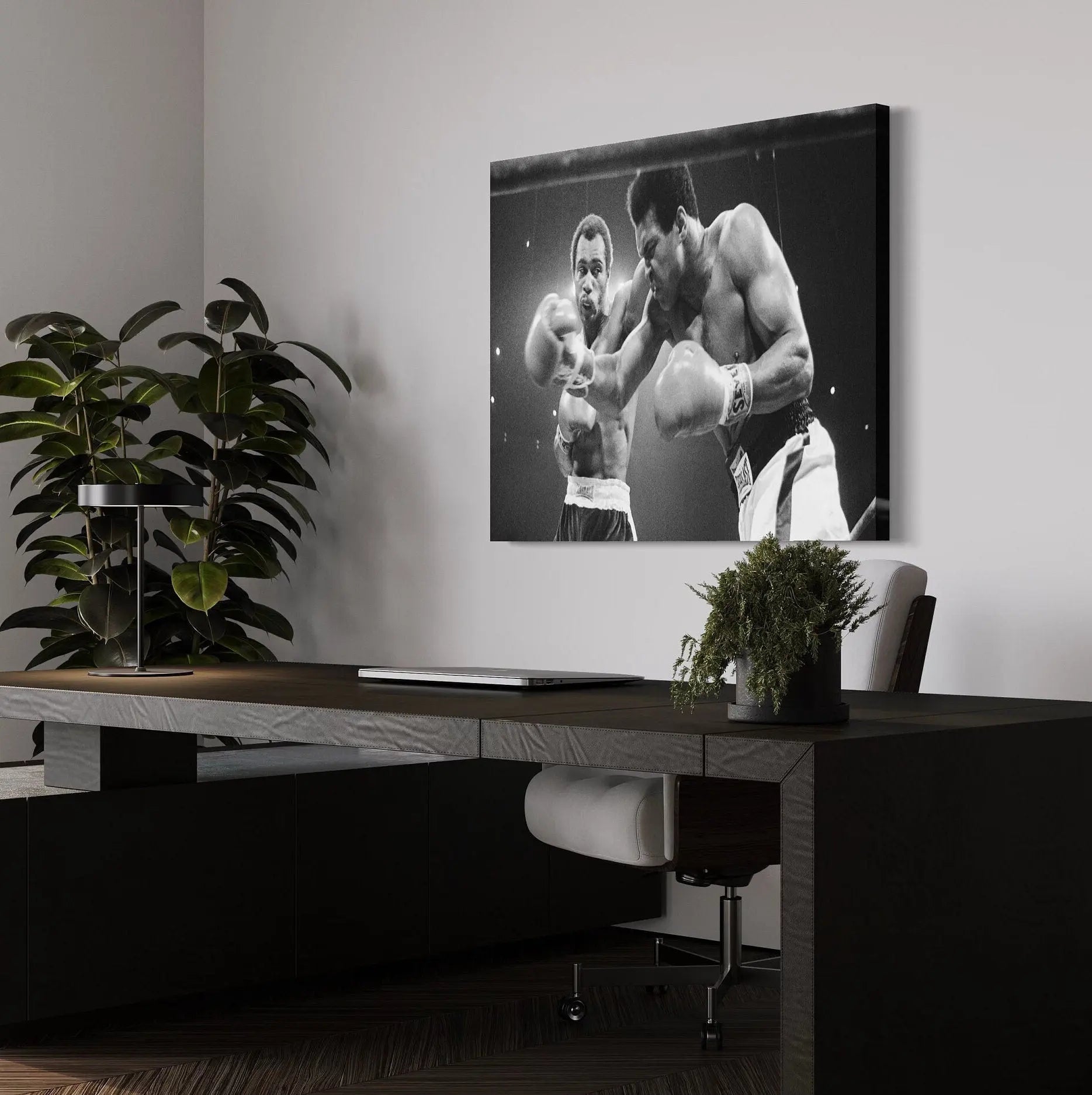Muhammad Ali 'Knockout' Canvas Wall Art | Poster Print - Canvastoria