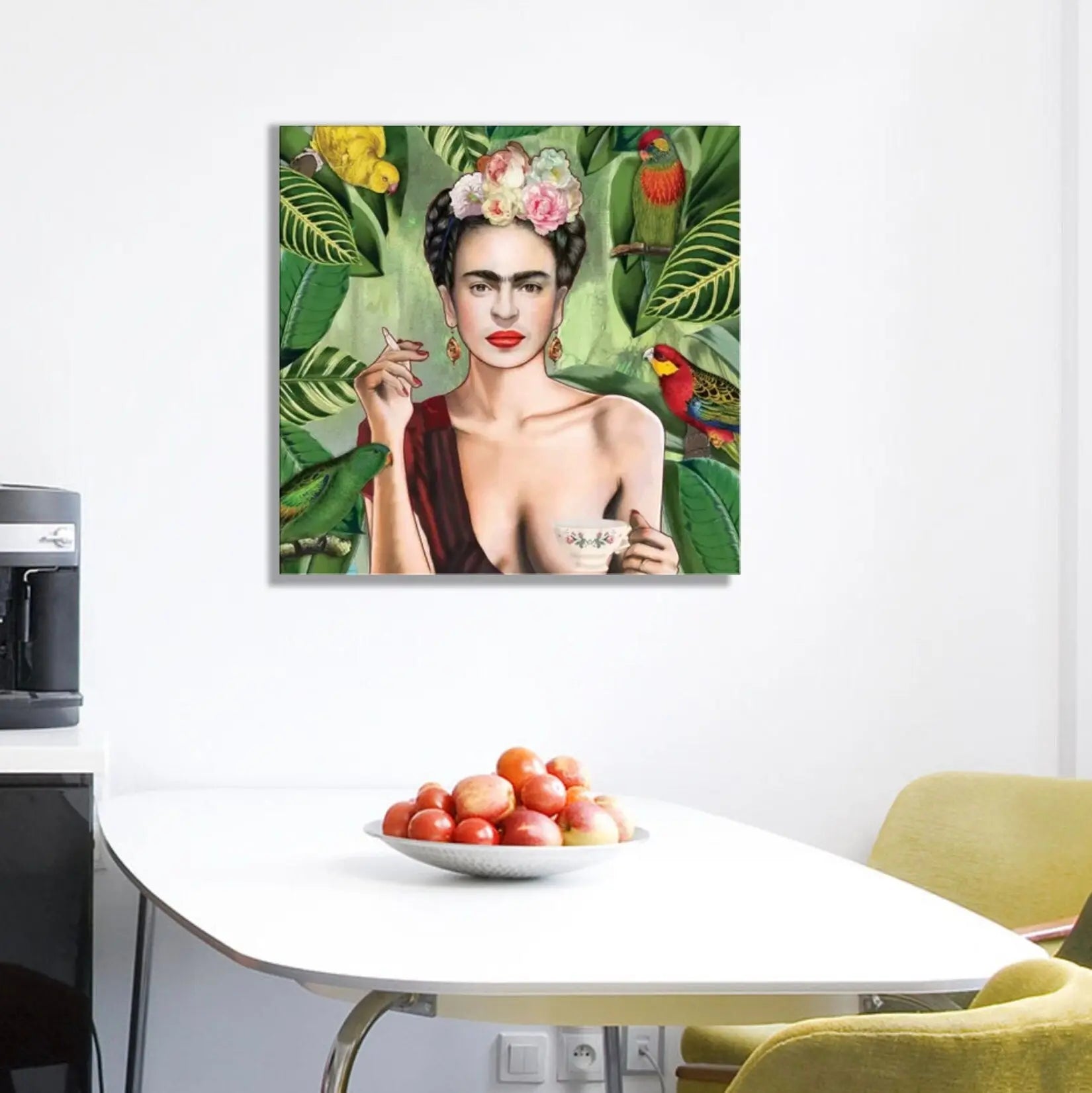 Frida Kahlo 'Con Amigos' Canvas Wall Art | Poster Print Canvastoria