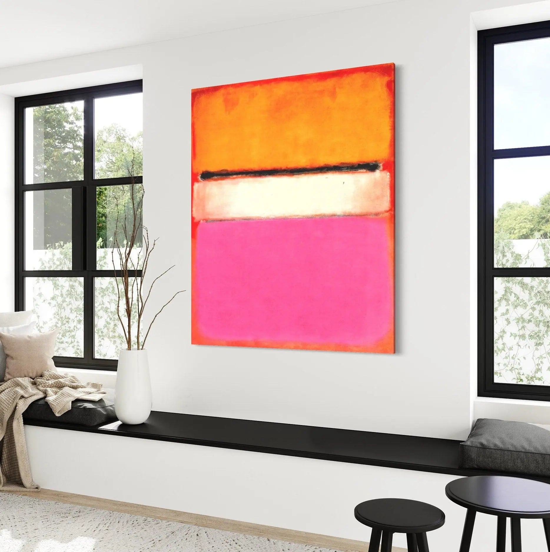 Mark Rothko 'White Center' 1950 Canvas Wall Art | Poster Print - Canvastoria