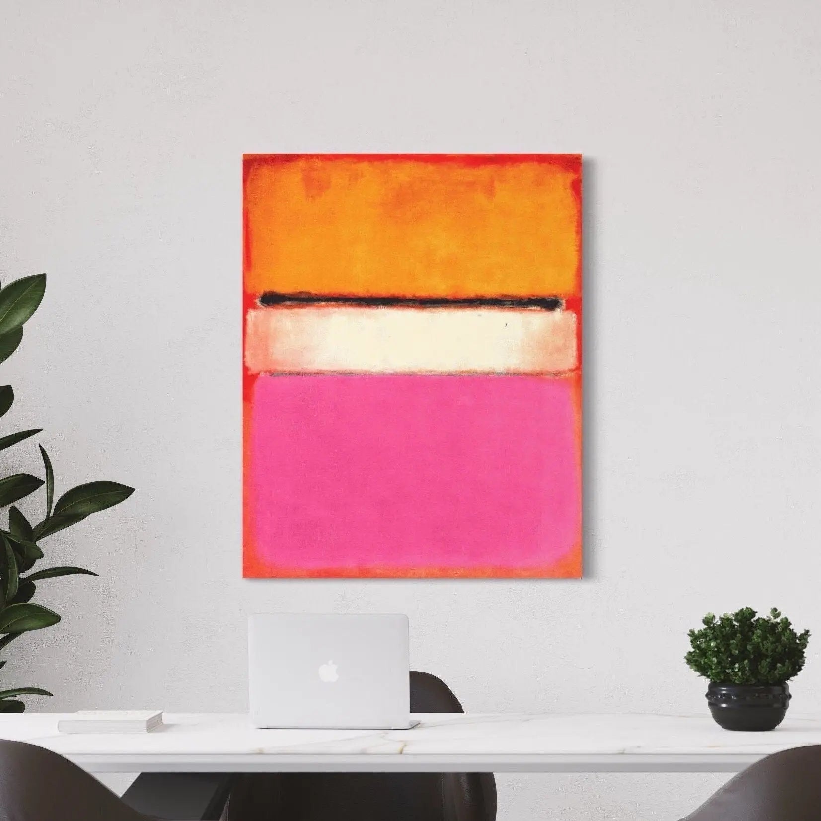 Mark Rothko 'White Center' 1950 Canvas Wall Art | Poster Print - Canvastoria