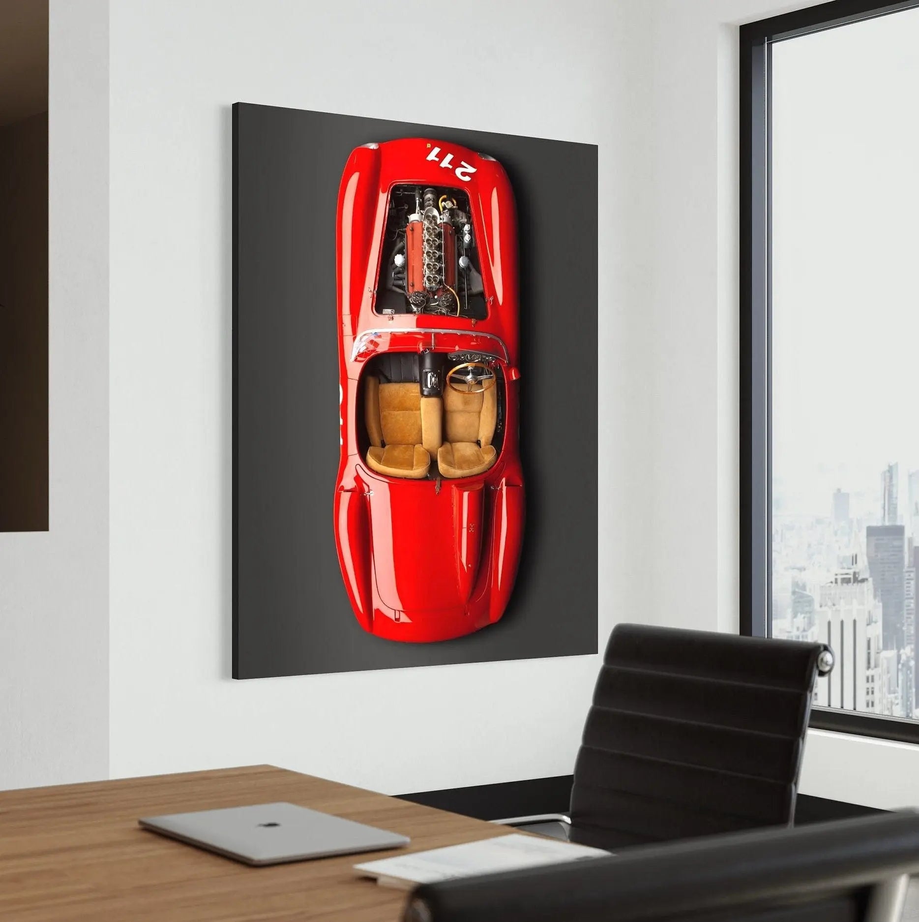 Ferrari 625 Spider Canvas Wall Art | Poster Print - Canvastoria