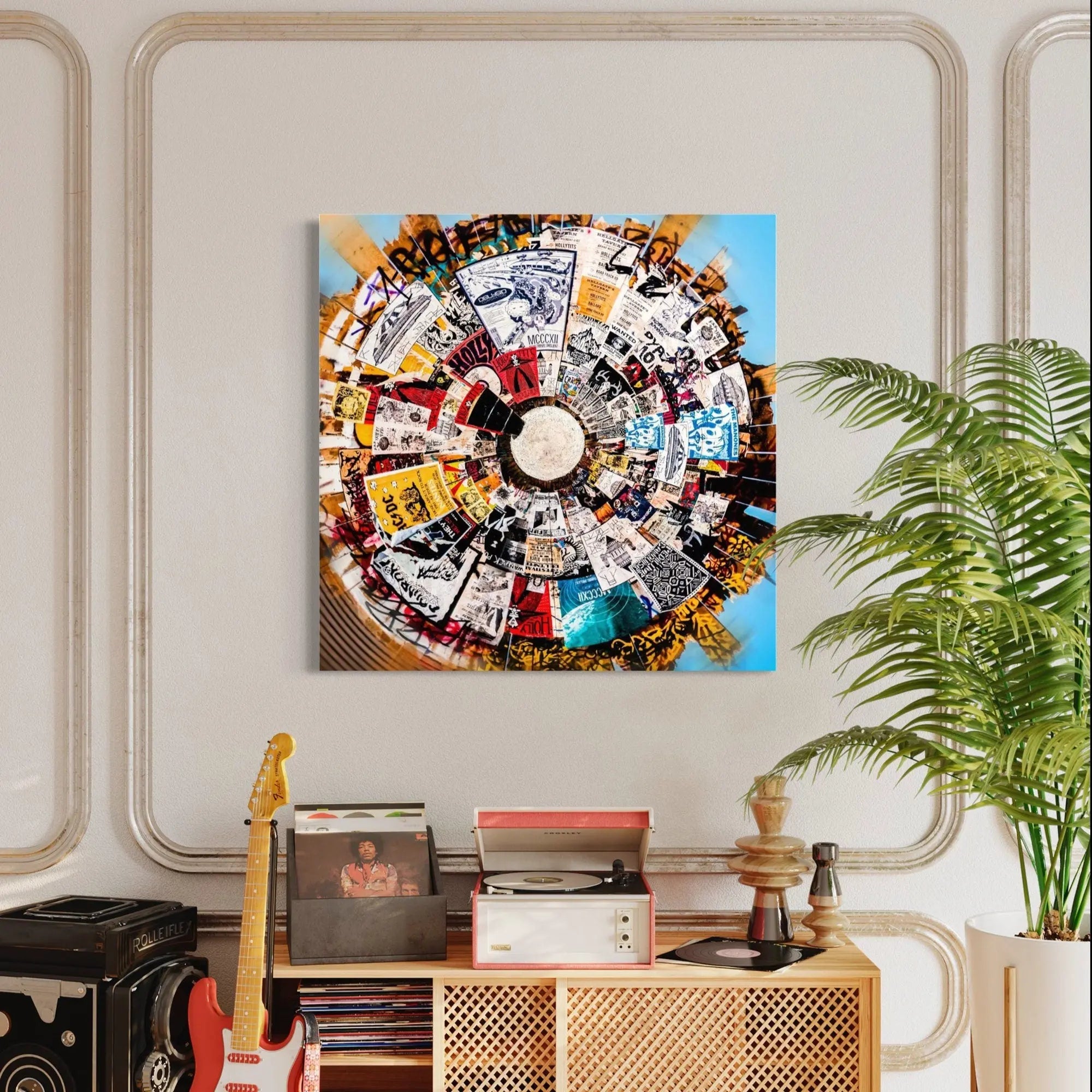 Rock n Rolled Canvas Wall Art | Poster Print Canvastoria