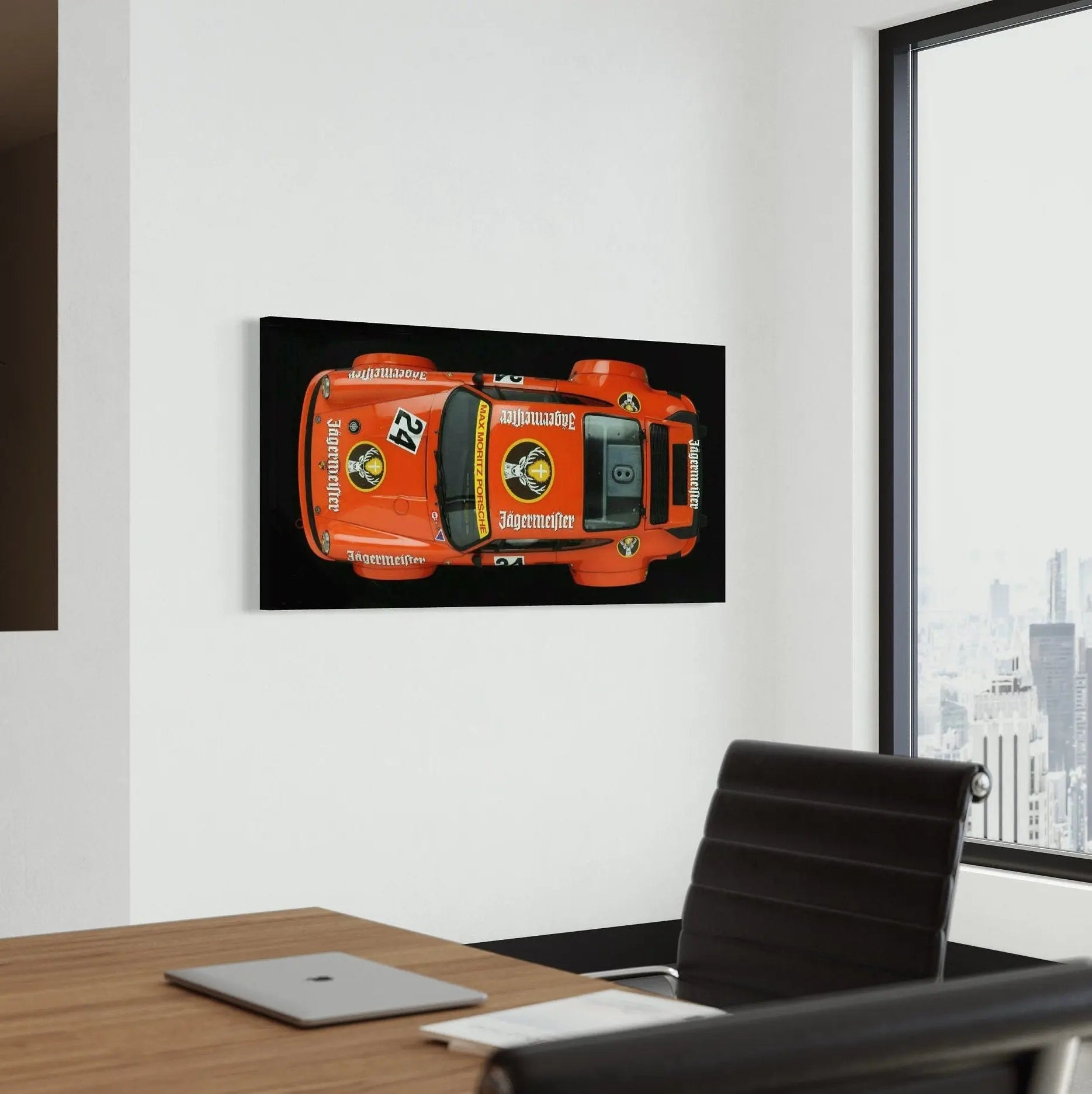Porsche 911 Jagermeister Canvas Wall Art | Poster Print - Canvastoria