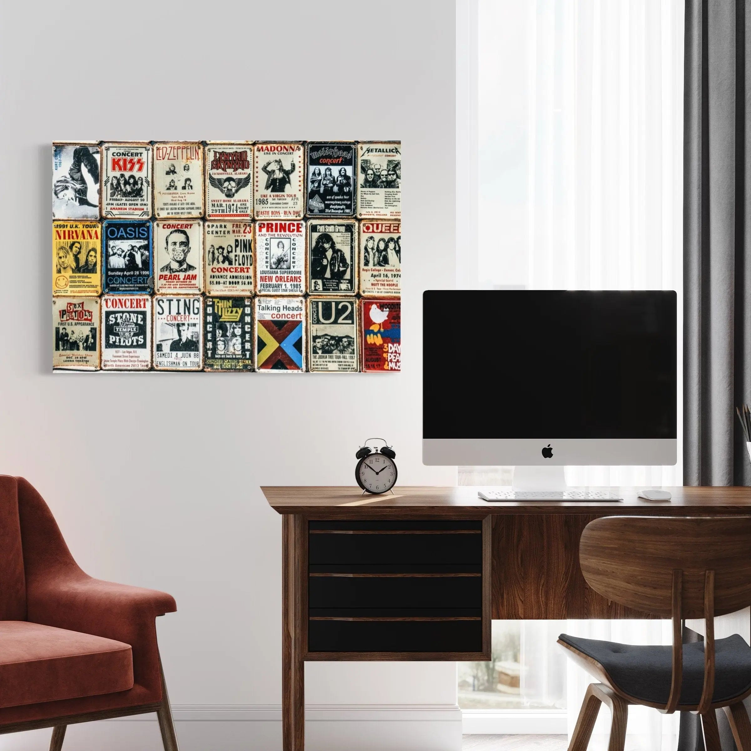 Rock n Live Canvas Wall Art | Poster Print Canvastoria