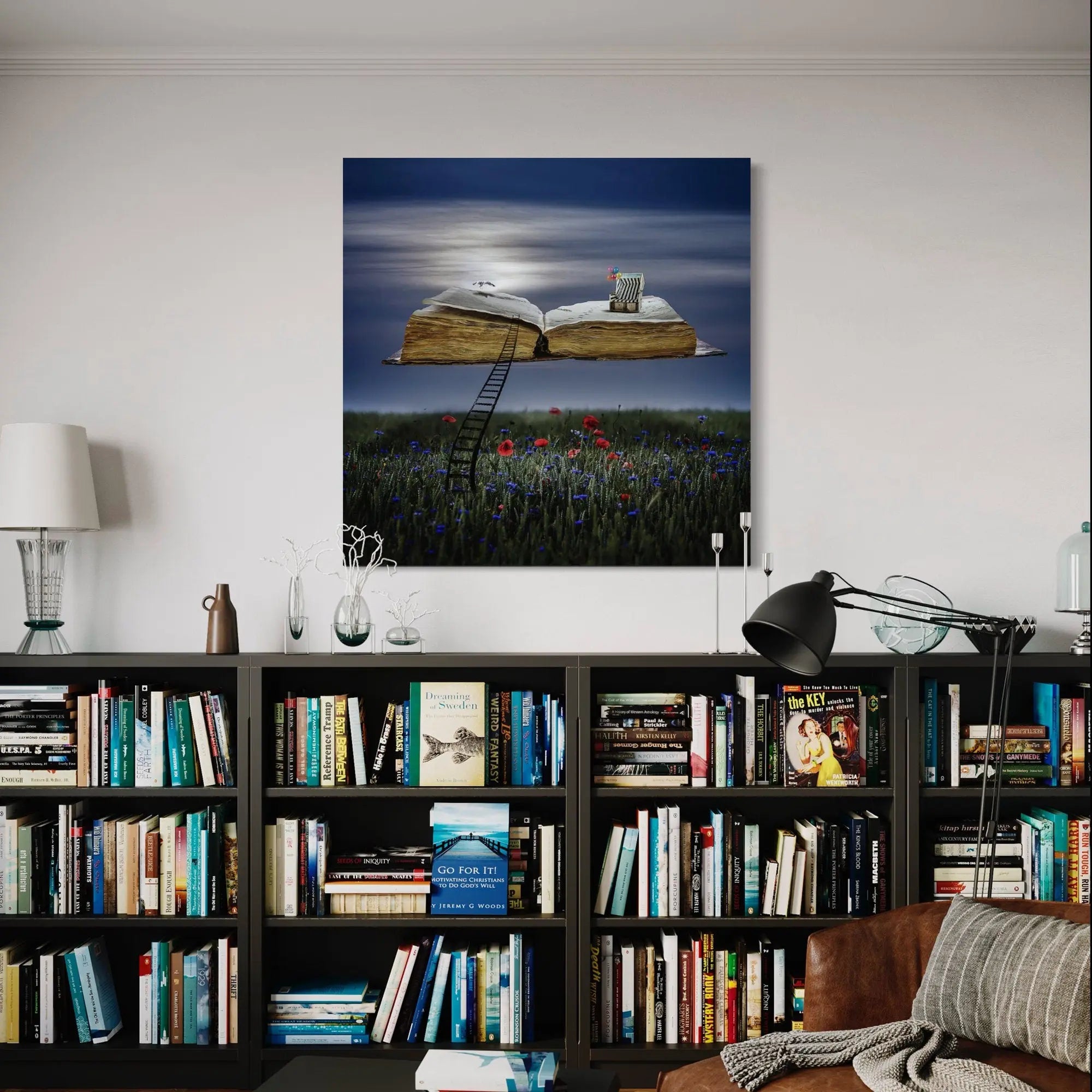 Modern Switchen Book Art Canvas Wall Art | Poster Print - Canvastoria