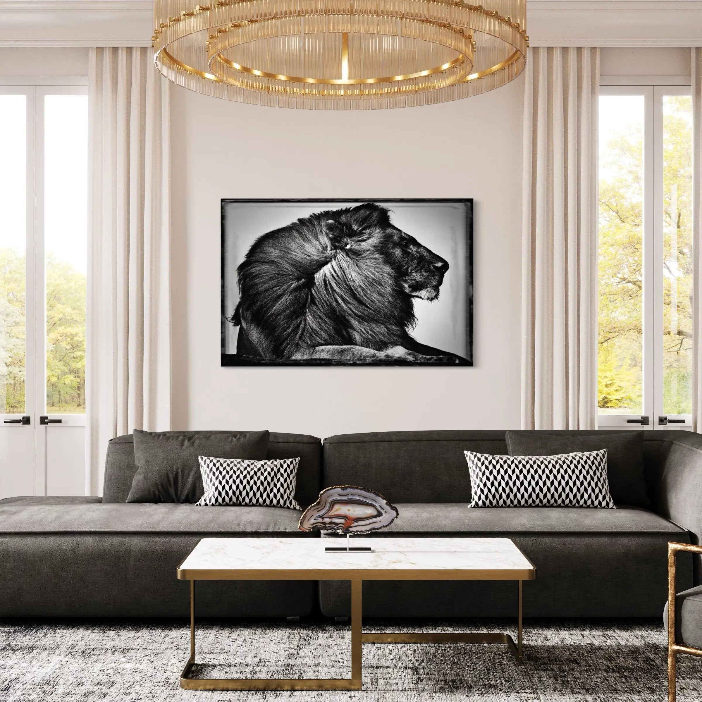 The Lion King Majestic Canvas Wall Art | Poster Print Canvastoria