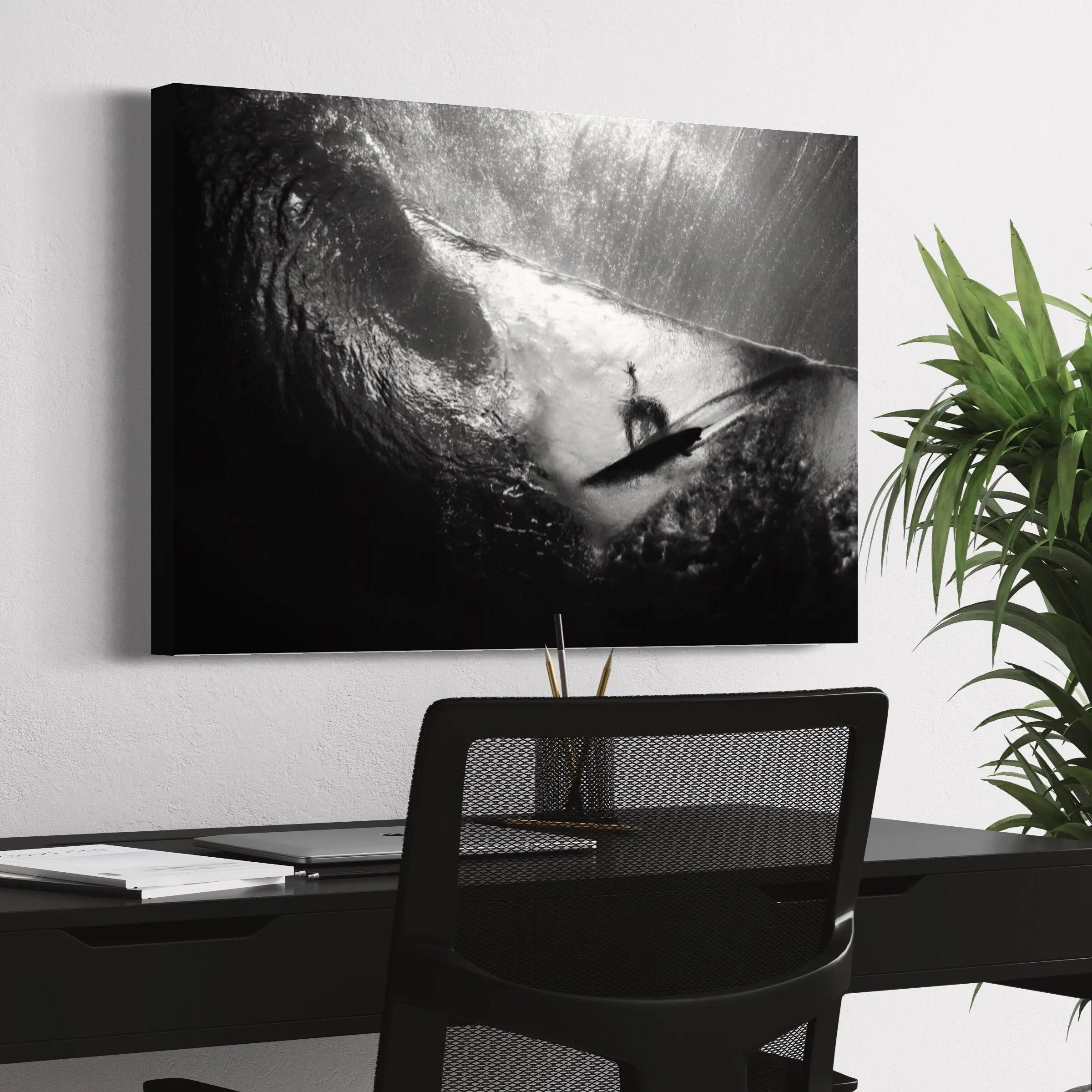 Maui HI Surf Love - Tropical Paradise Canvas Wall Art | Poster Print Canvastoria
