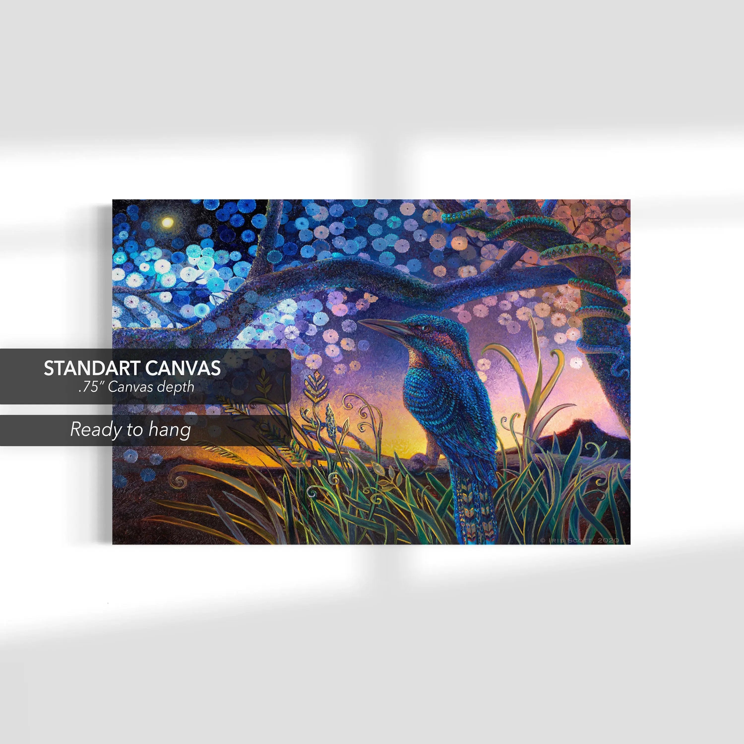 Kookabura 'Night in Day' Canvas Wall Art | Poster Print Canvastoria