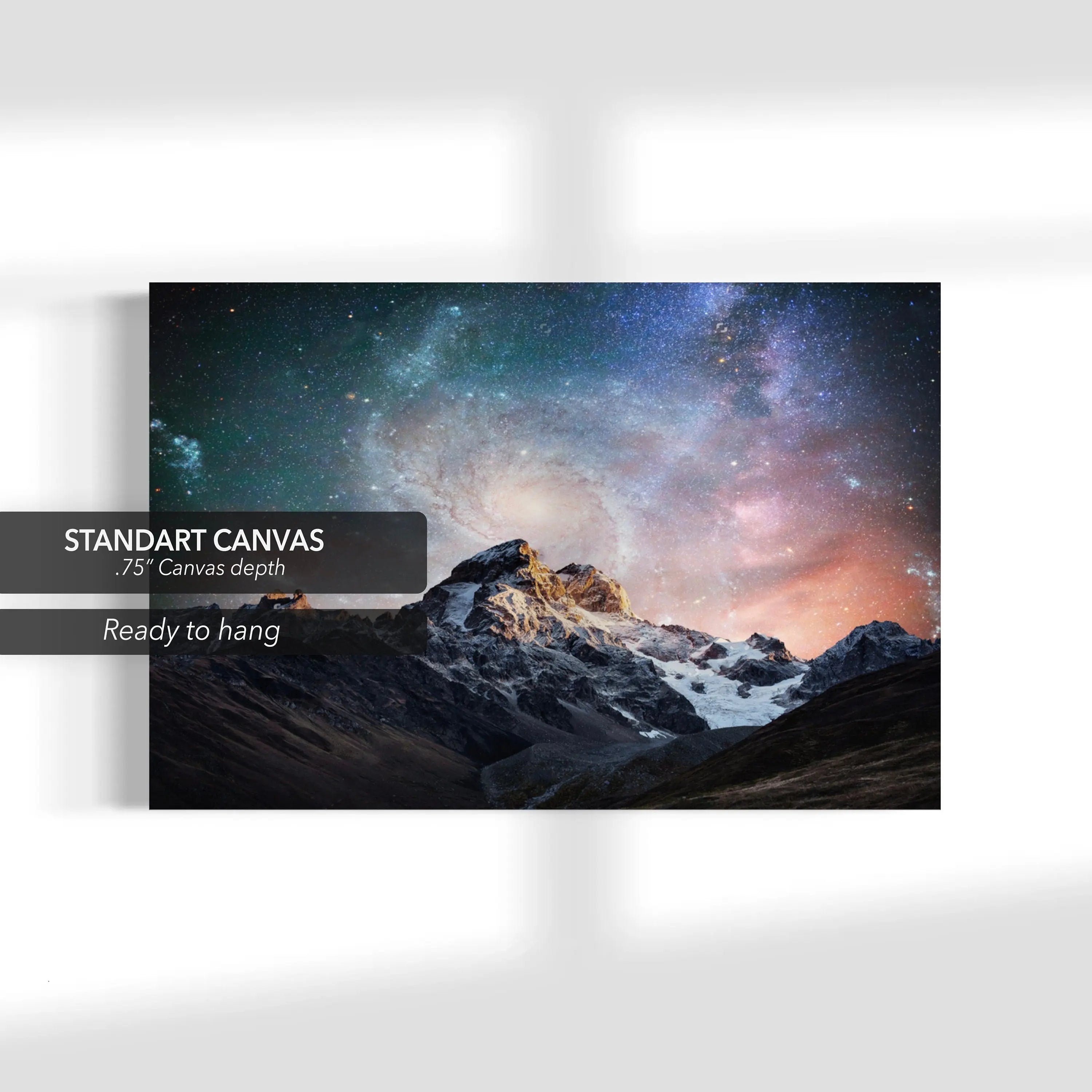 Carina Nebula NASA & Mount Everest Canvas Wall Art | Poster Print - Canvastoria