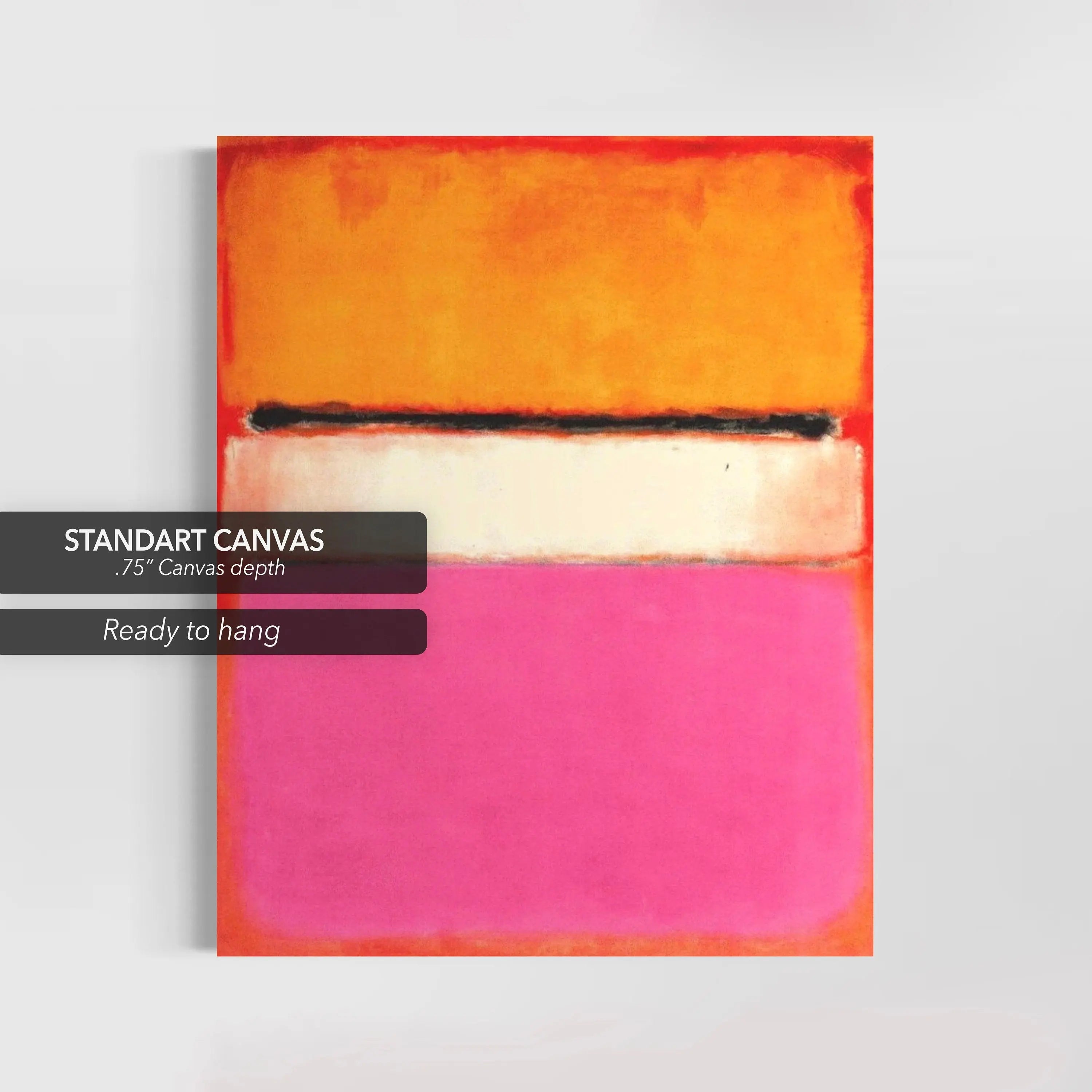 Mark Rothko 'White Center' 1950 Canvas Wall Art | Poster Print - Canvastoria