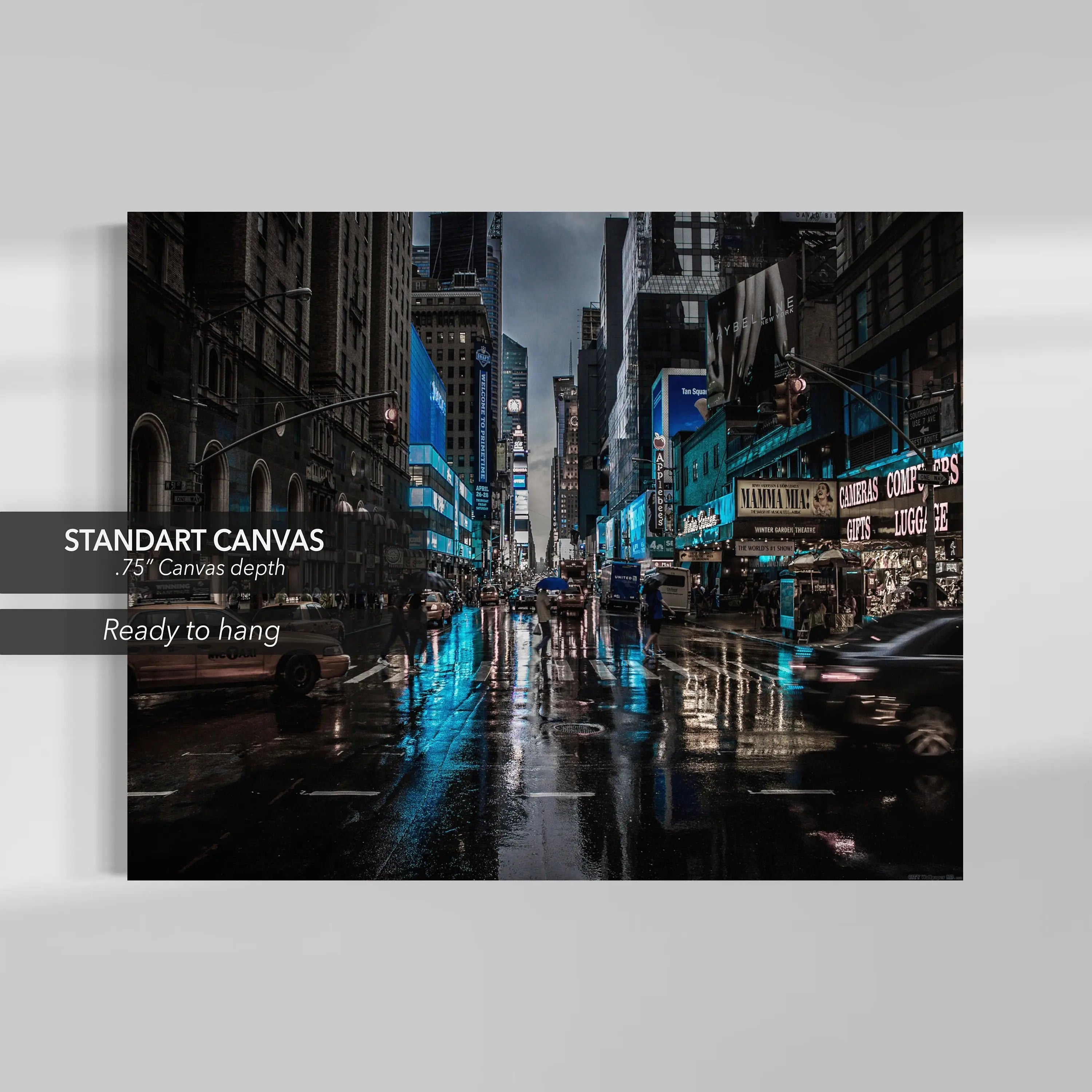 New York Urban Art Photo Canvas Wall Art | Poster Print Canvastoria