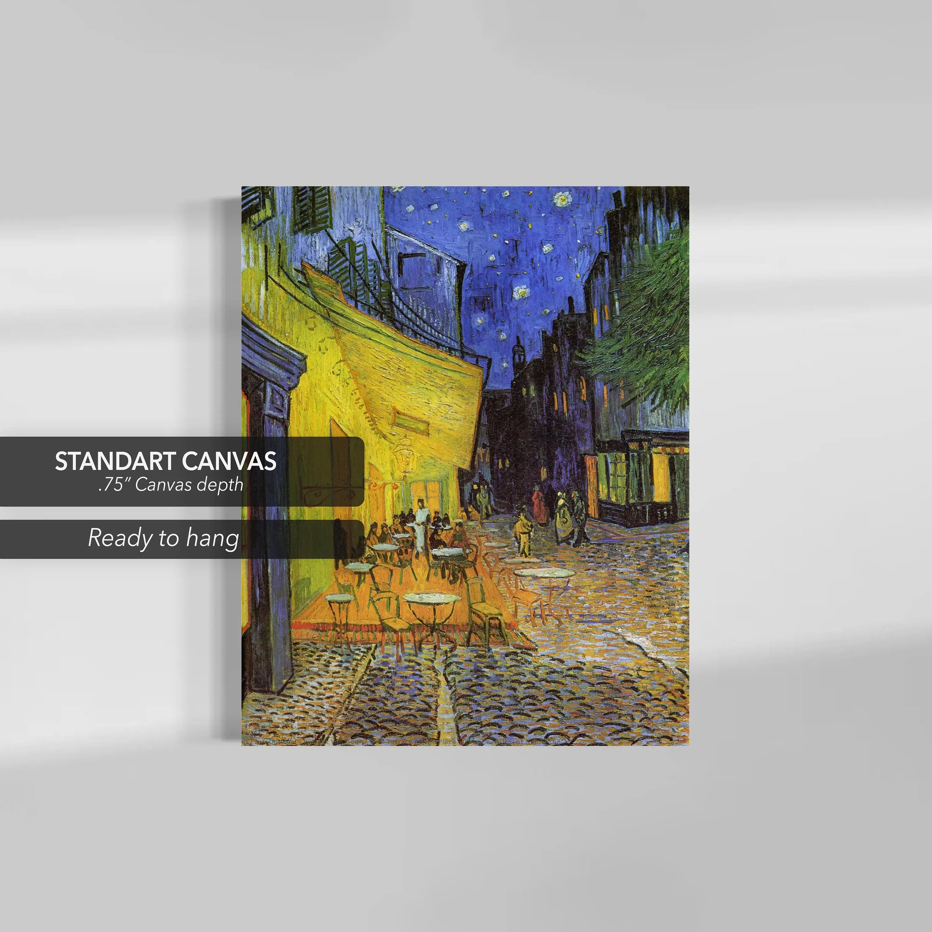 Vincent van Gogh 'Cafe Terrace' 1888 Canvas Wall Art | Poster Print Canvastoria