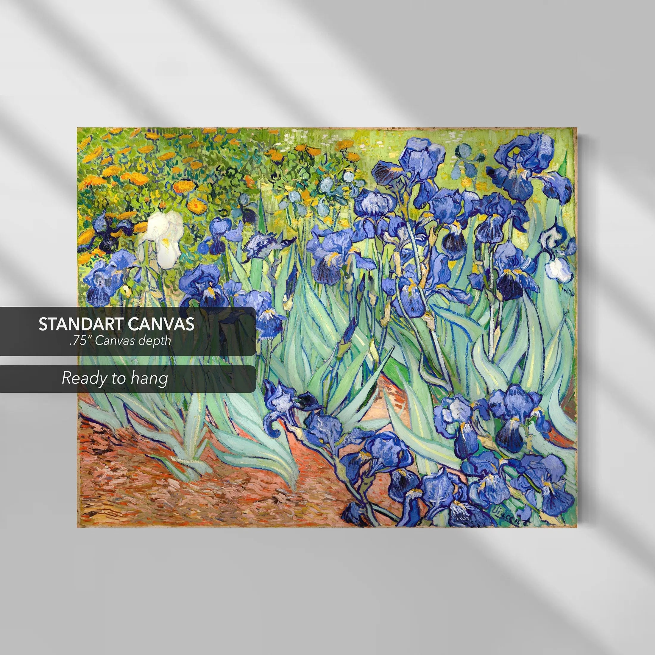 Vincent van Gogh 'Irises' Canvas Wall Art | Poster Print - Canvastoria