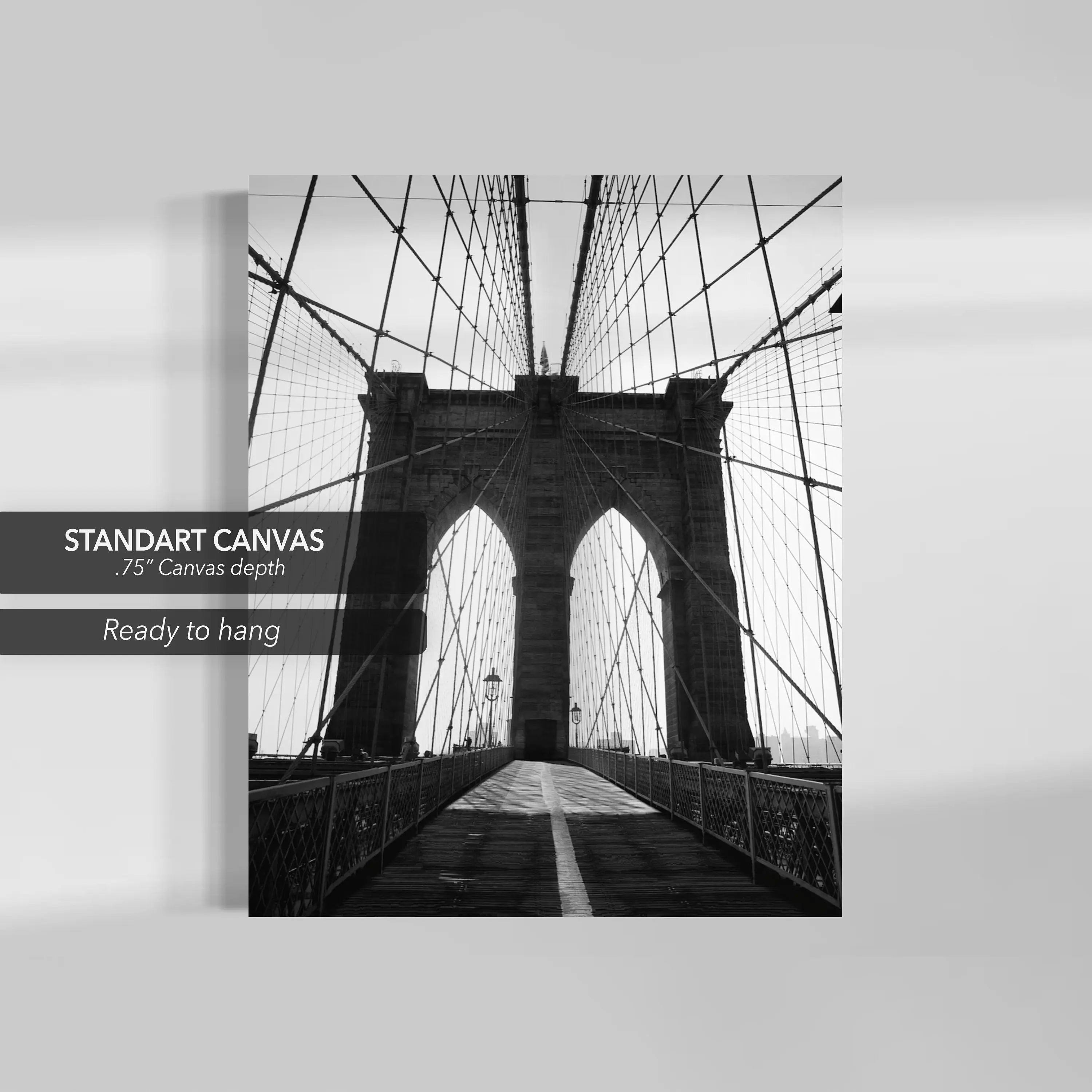 Brooklyn Bridge - New York City Canvas Wall Art | Poster Print Canvastoria