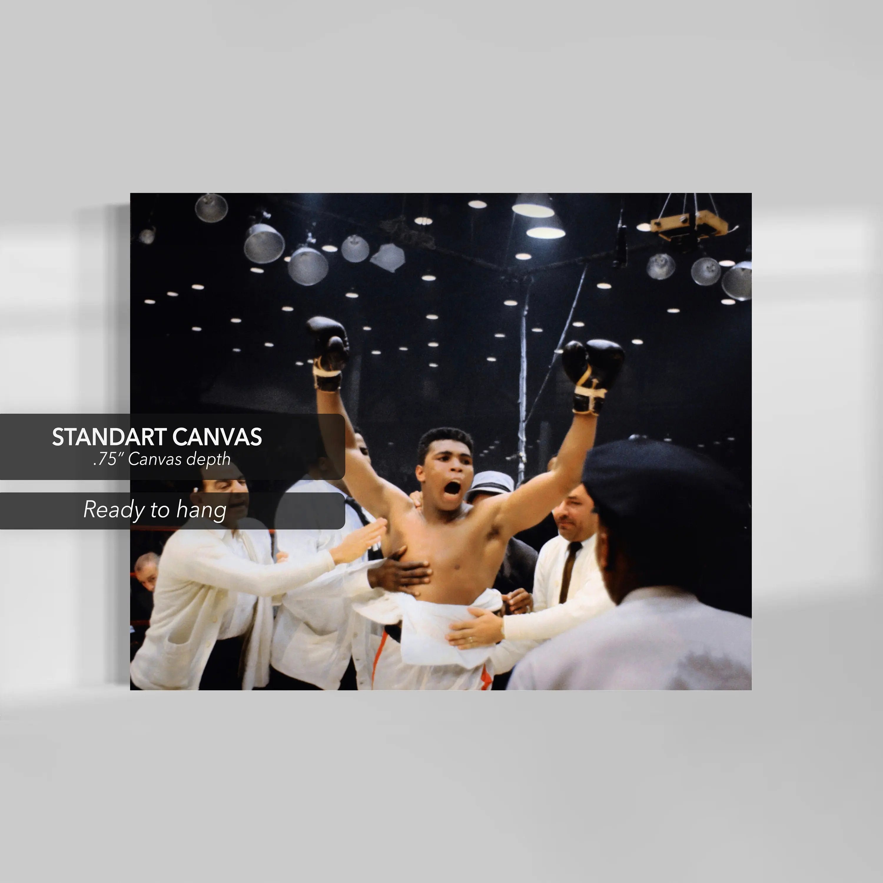 Muhammad Ali 'Victory' Canvas Wall Art | Poster Print Canvastoria