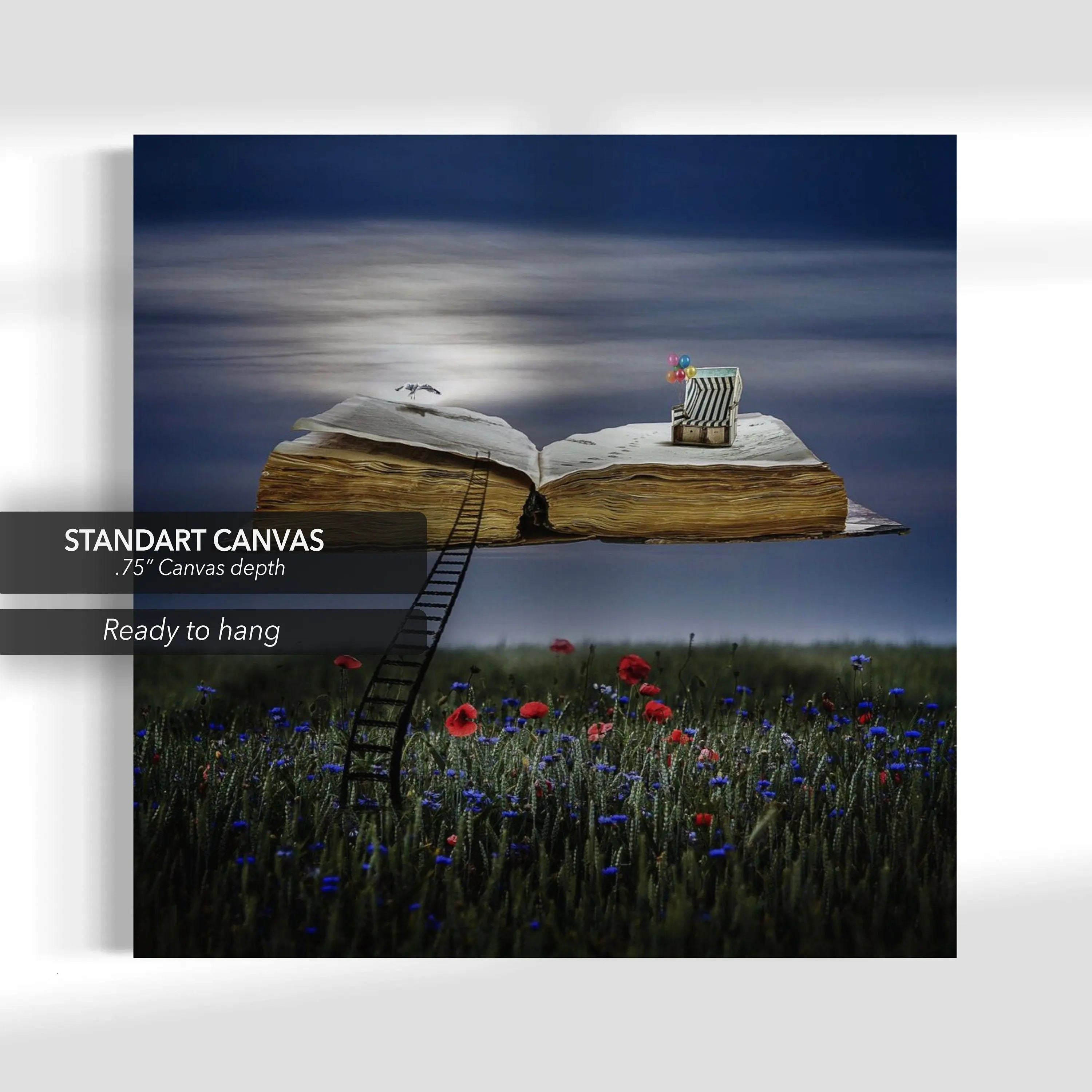 Modern Switchen Book Art Canvas Wall Art | Poster Print - Canvastoria