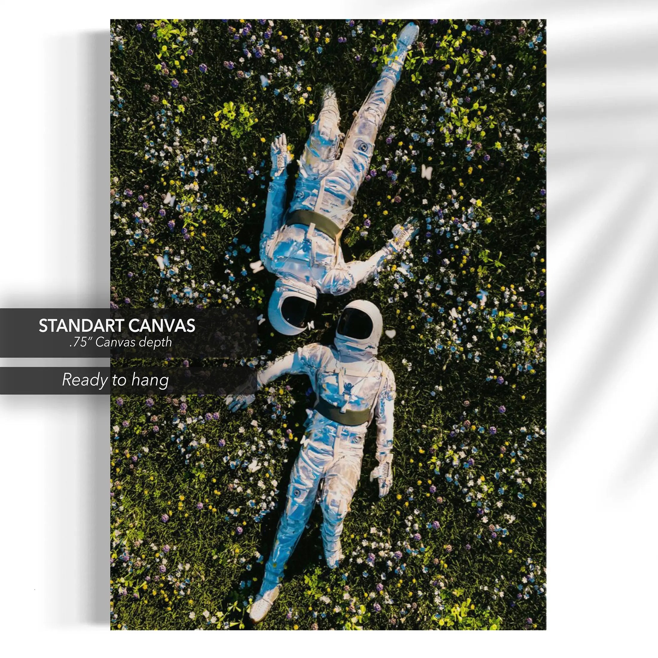 Astro 'Love in Flowers' Canvas Wall Art | Poster Print - Canvastoria