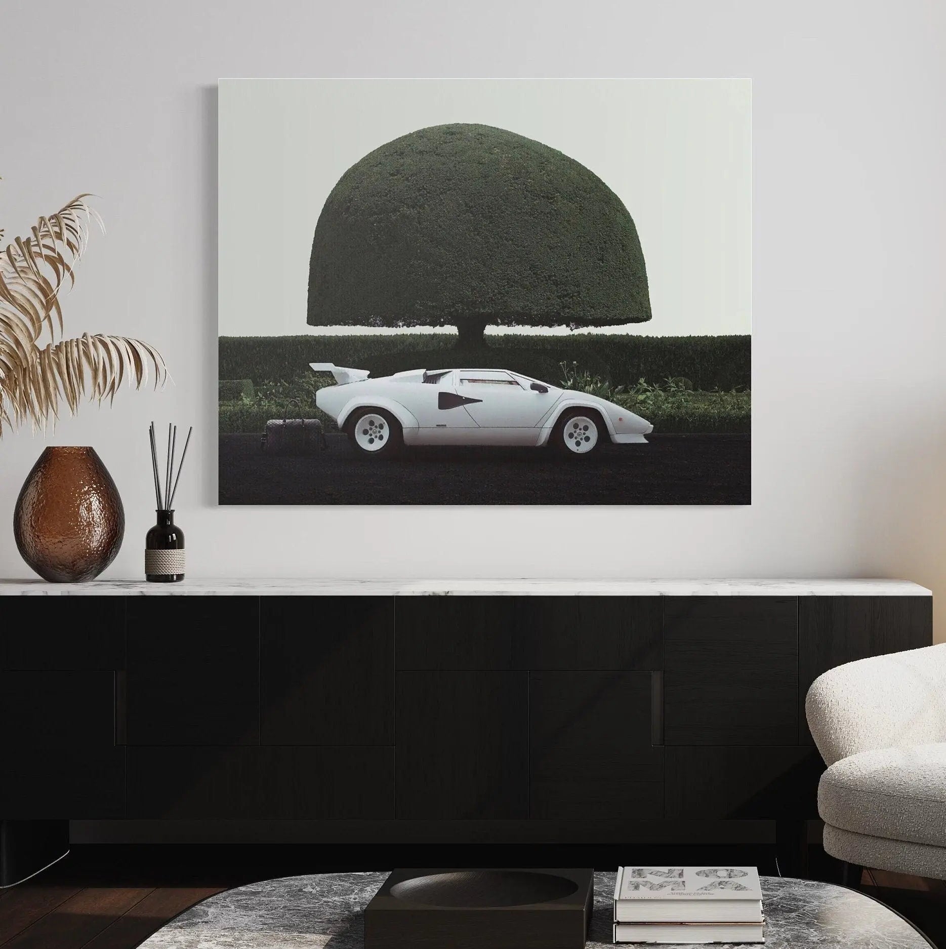 Lamborghini Countach - Racing Dreams Canvas Wall Art | Poster Print Canvastoria