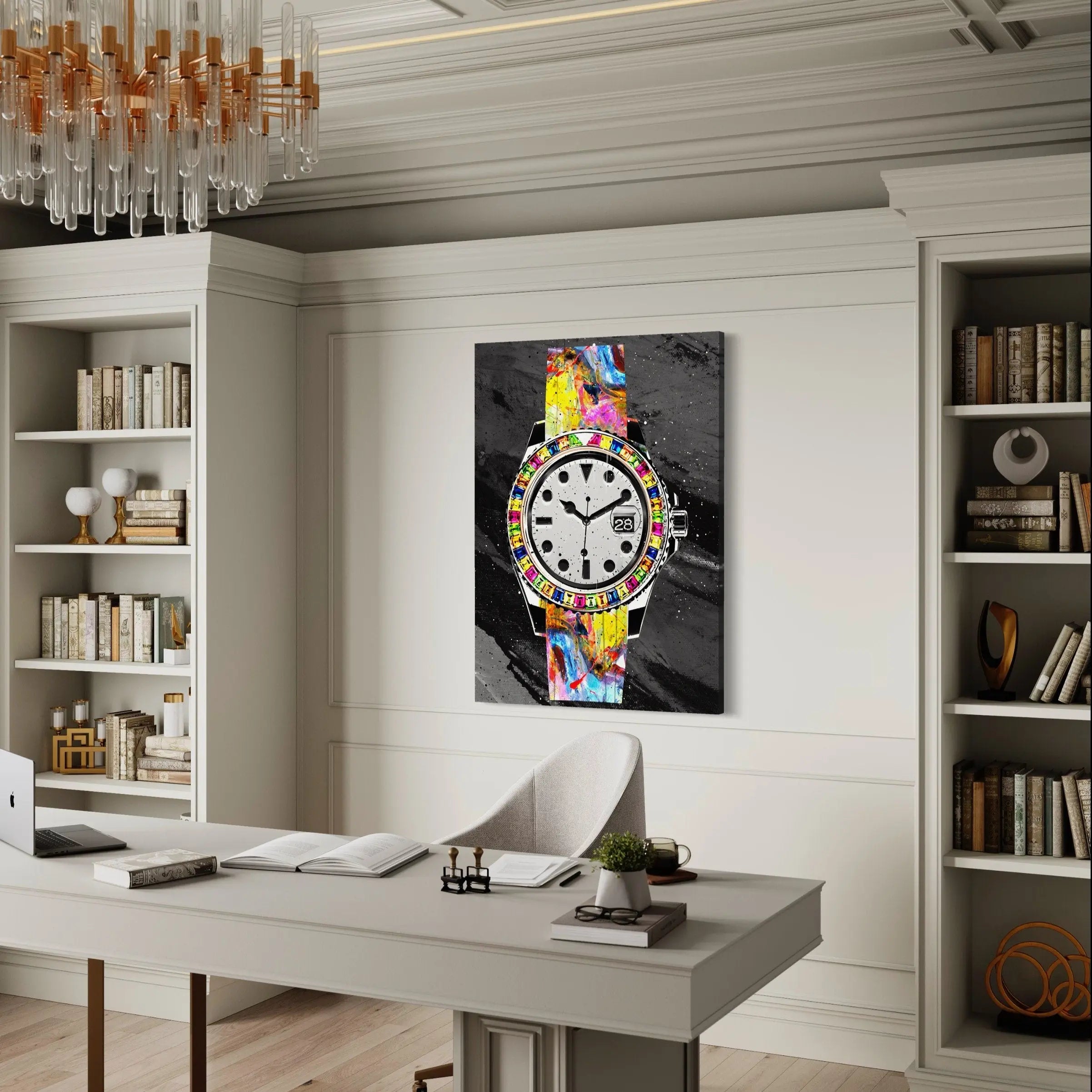 Rolex Time Piece Canvas Wall Art | Poster Print - Canvastoria