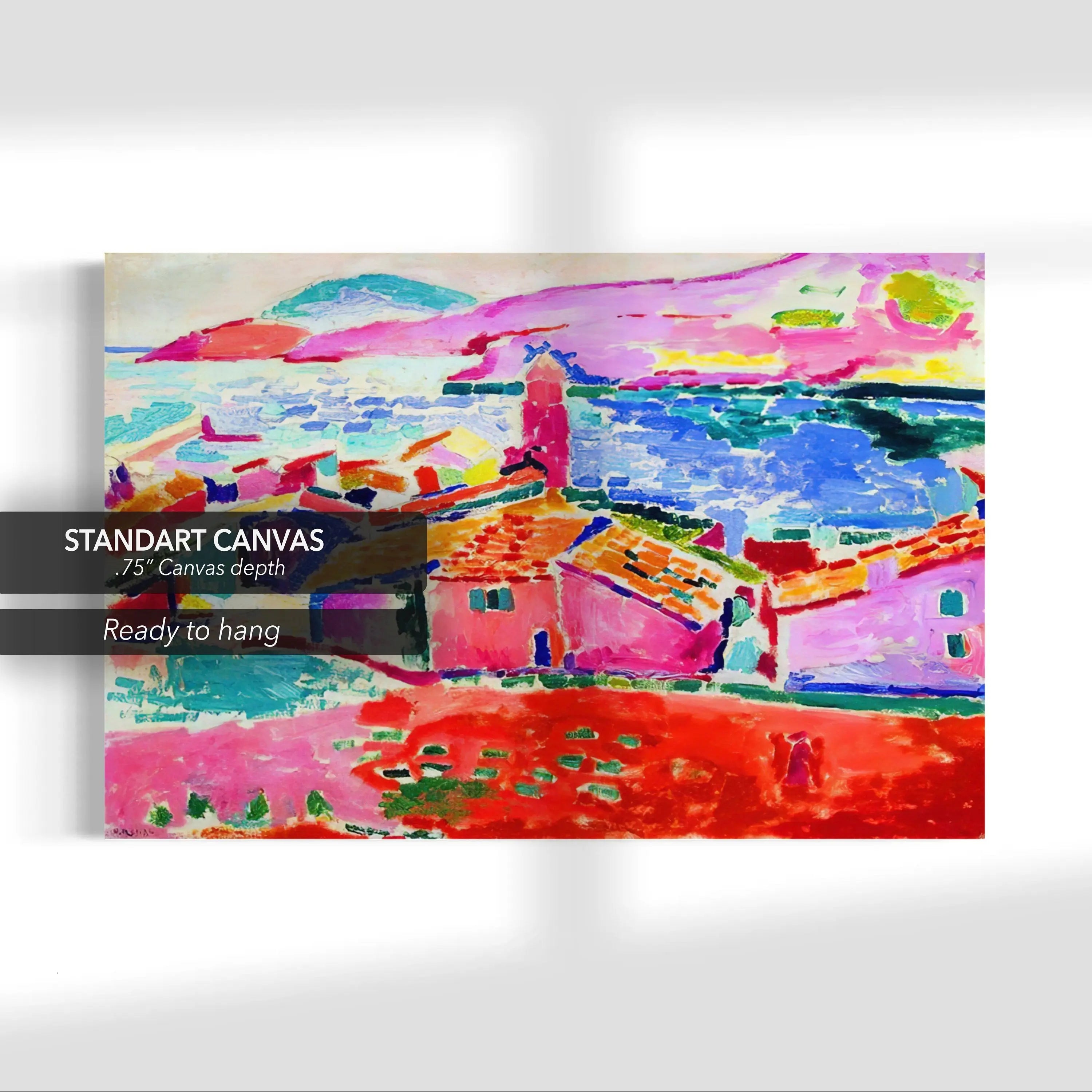 Henri Matisse 'View of Collioure' Canvas Wall Art | Poster Print Canvastoria