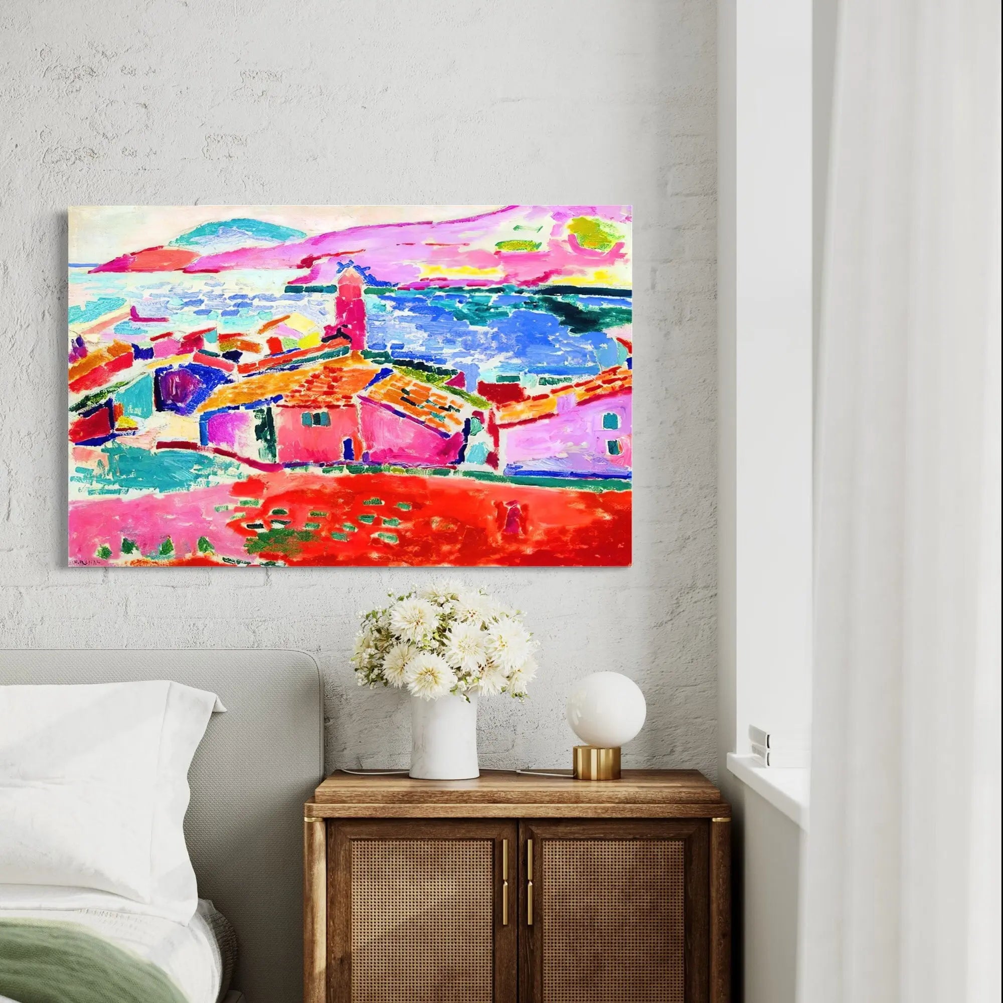 Henri Matisse 'View of Collioure' Canvas Wall Art | Poster Print Canvastoria