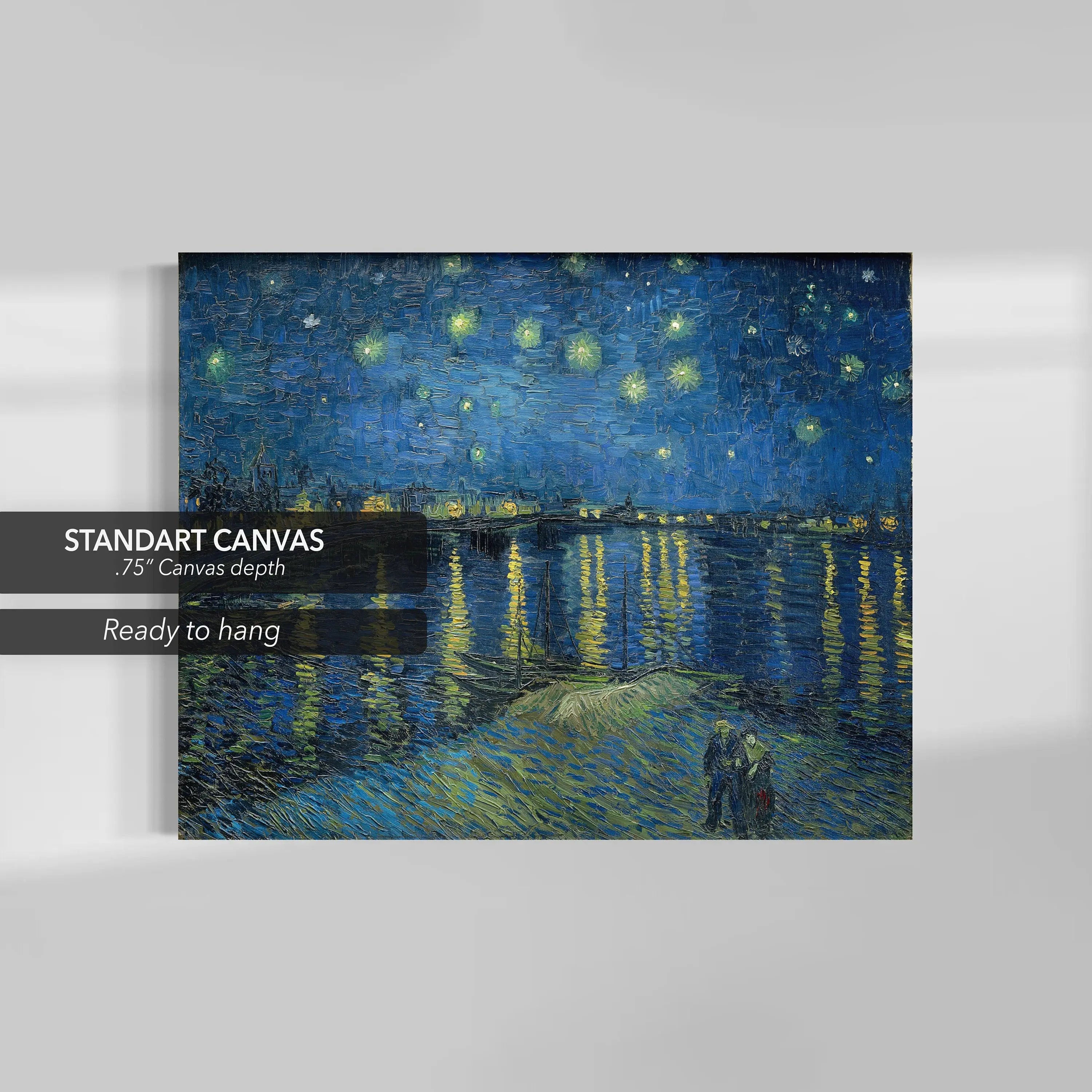 Vincent Van Gogh 'The Starry Night Over The Rhone' 1888 Canvas Wall Art | Poster Print Canvastoria