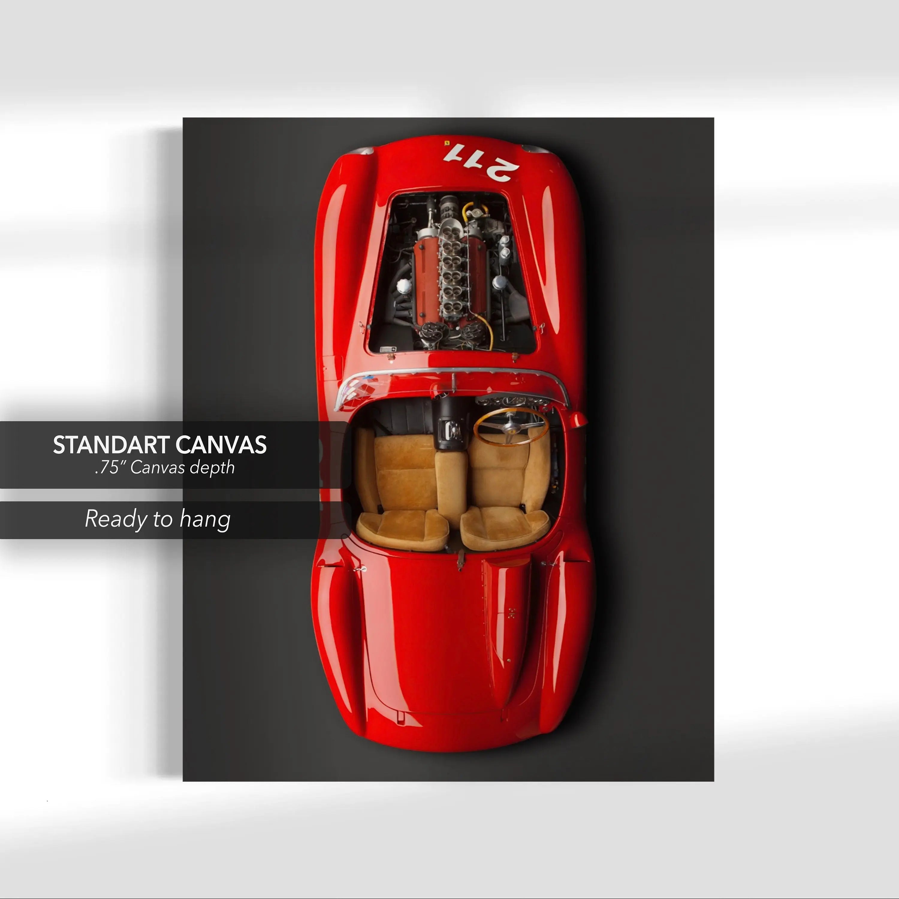 Ferrari 625 Spider Canvas Wall Art | Poster Print - Canvastoria