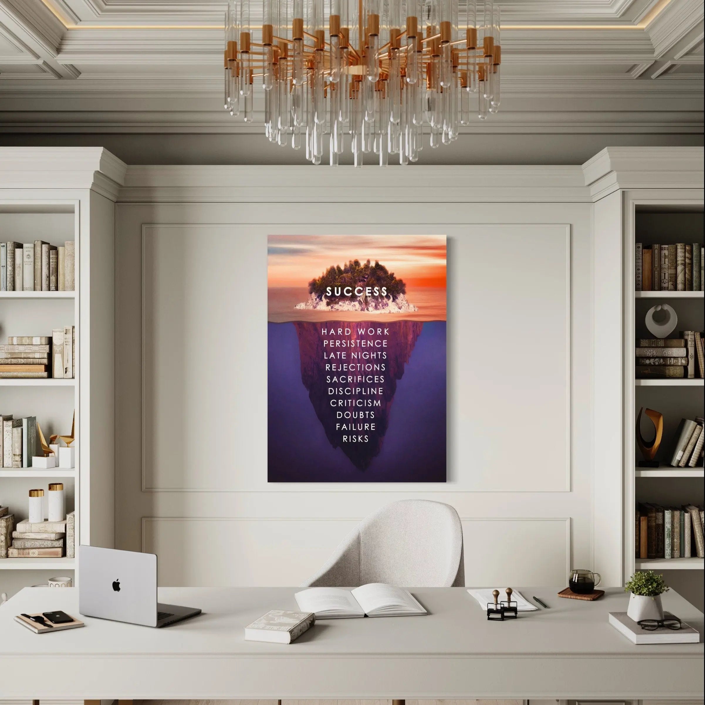 Success Island Canvas Wall Art | Poster Print Canvastoria