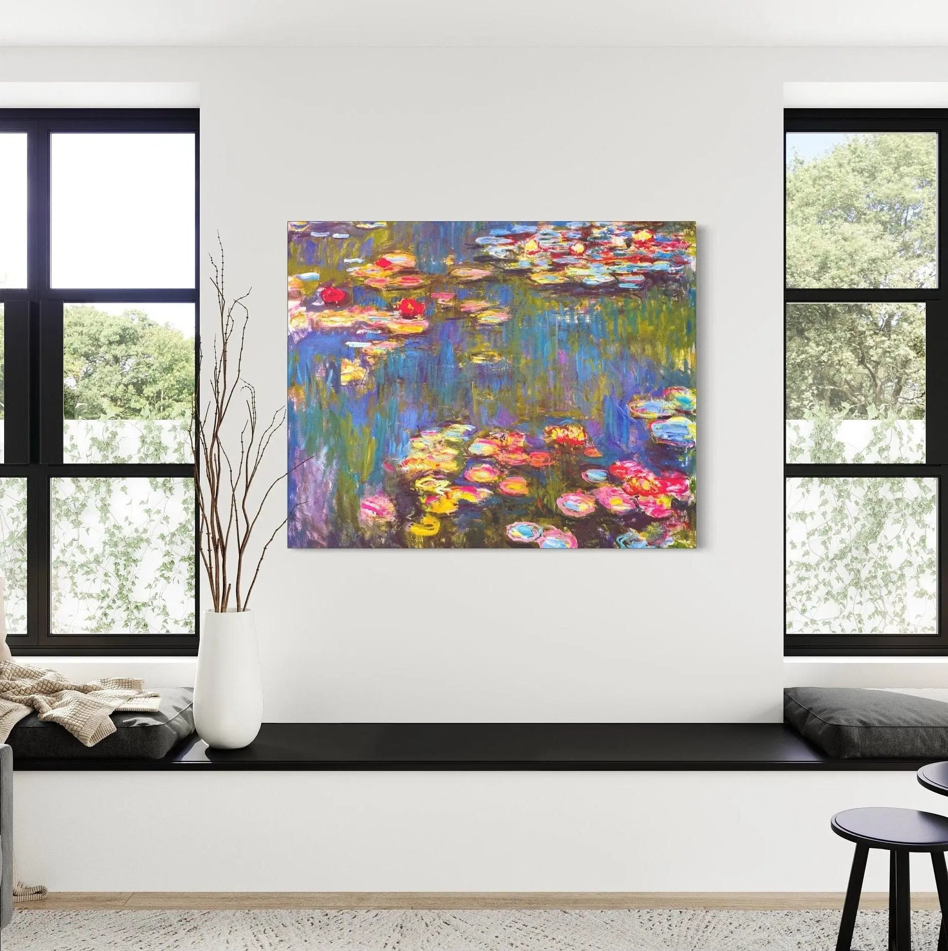 Claude Monet 'Water Lilies' Canvas Wall Art | Poster Print - Canvastoria