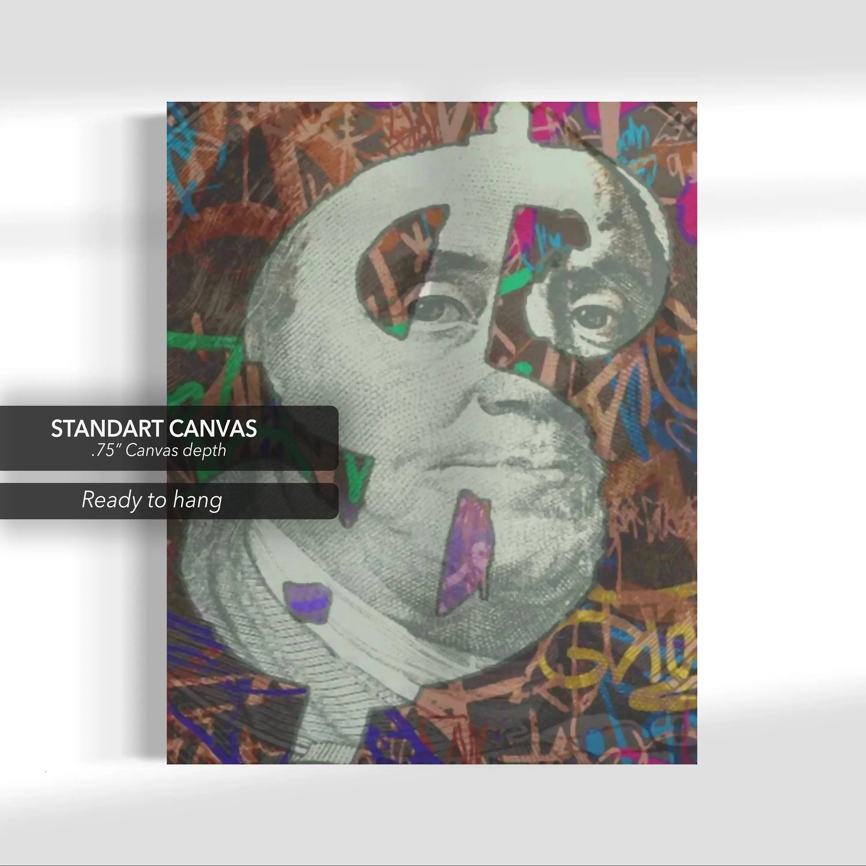 Benjamin Money Boss Canvas Wall Art | Poster Print Canvastoria