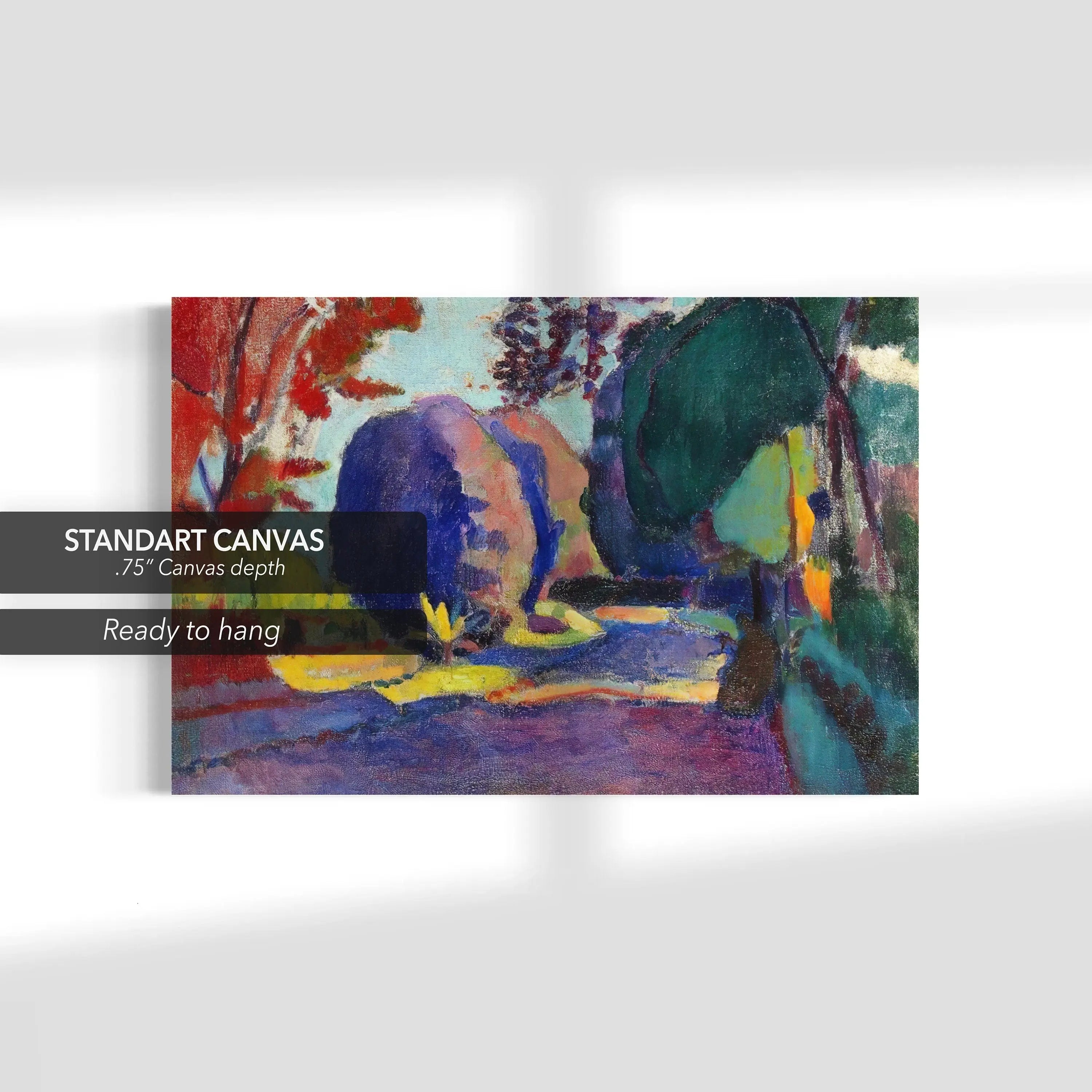 Henri Matisse 'The Luxembourg Gardens' 1901 Canvas Wall Art | Poster Print Canvastoria