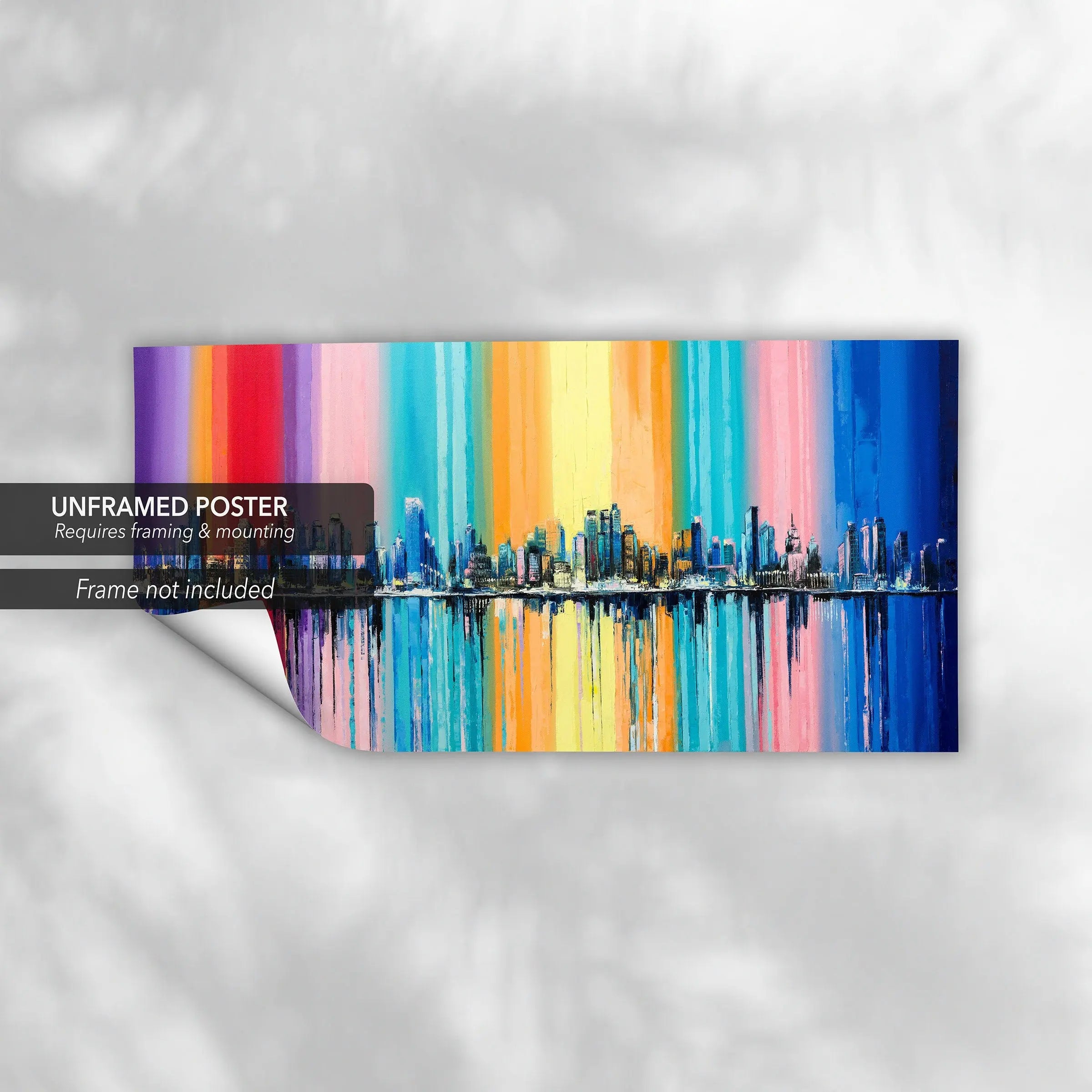 Big City Life Skyline Canvas Wall Art | Poster Print Canvastoria