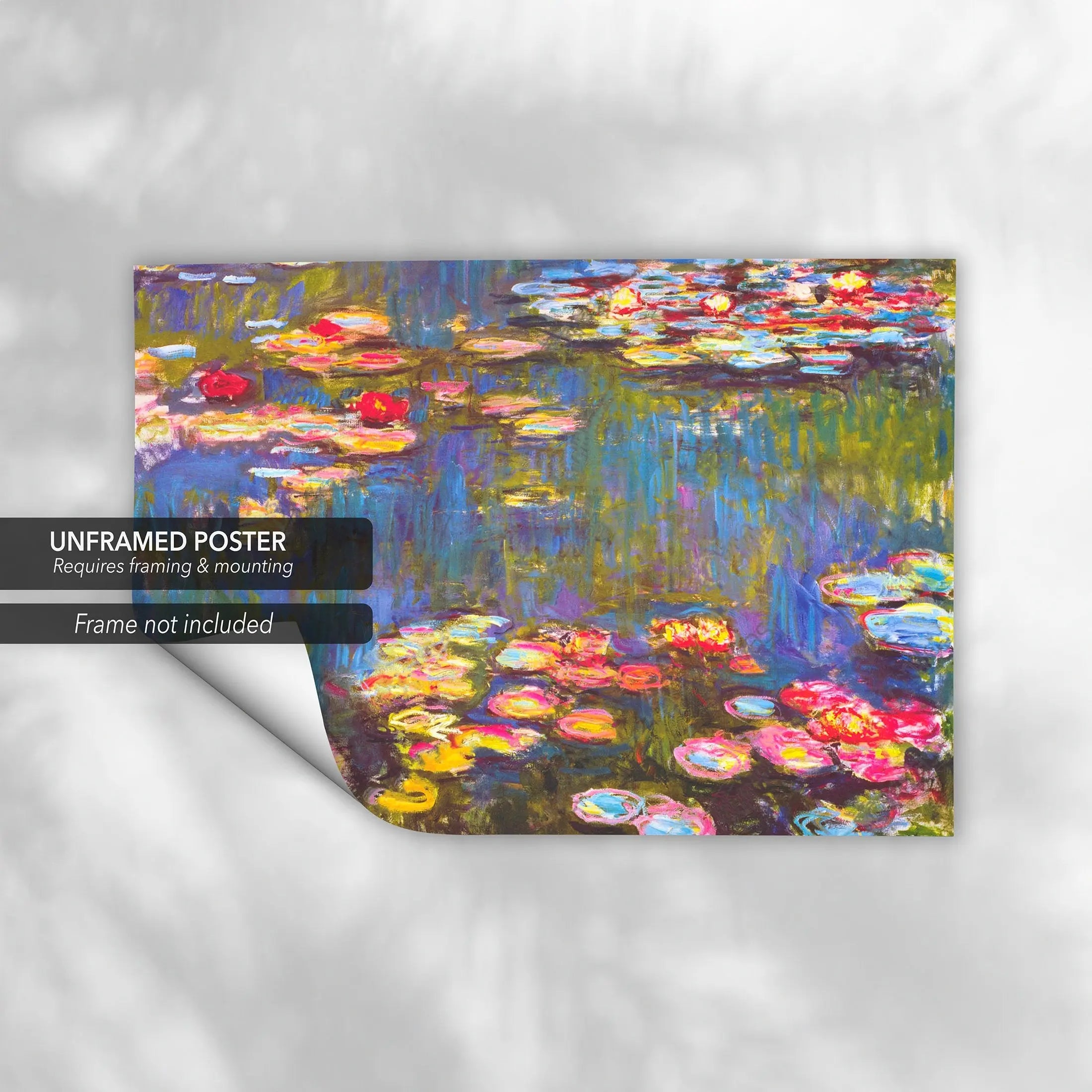 Claude Monet 'Water Lilies' Canvas Wall Art | Poster Print - Canvastoria