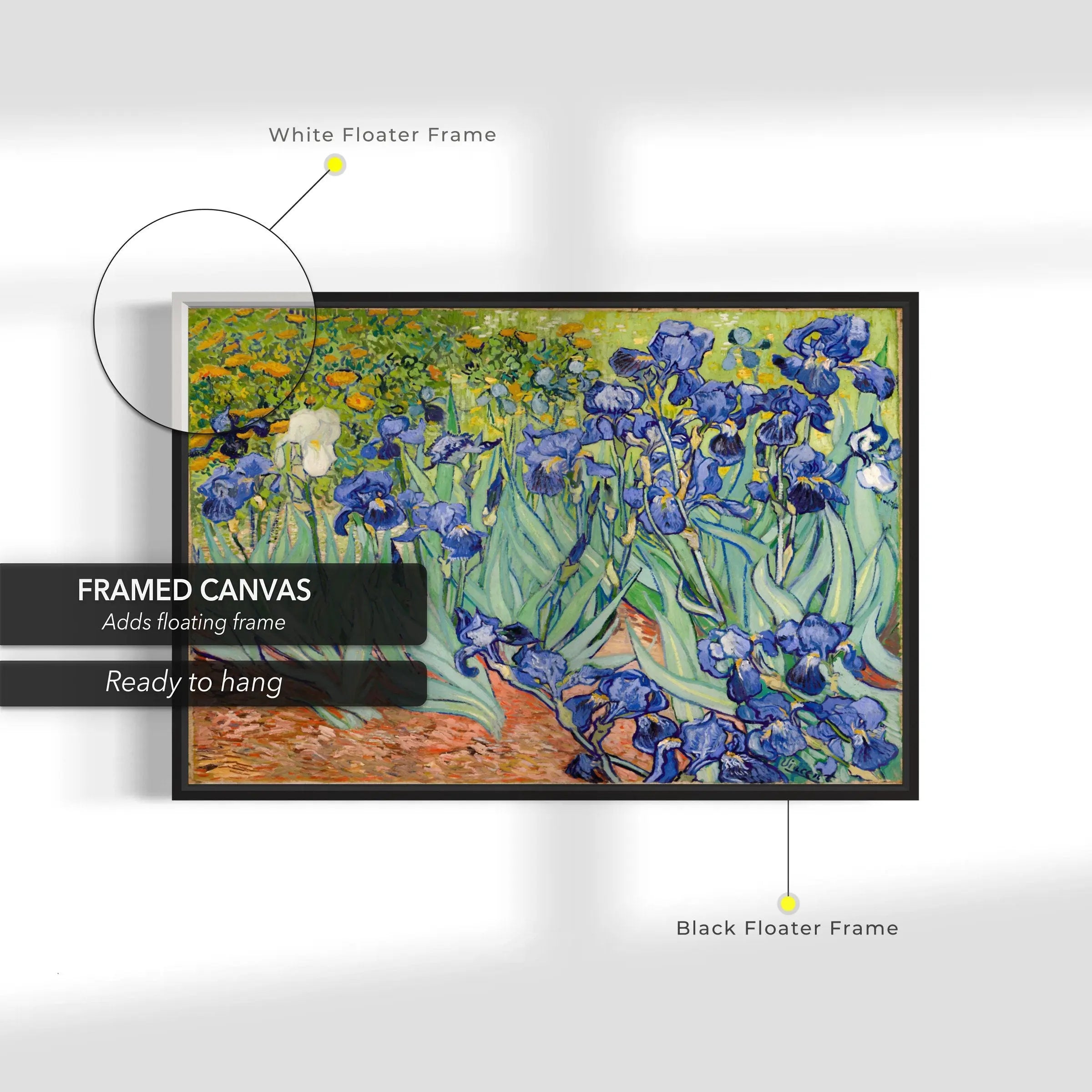 Vincent van Gogh 'Irises' Canvas Wall Art | Poster Print - Canvastoria