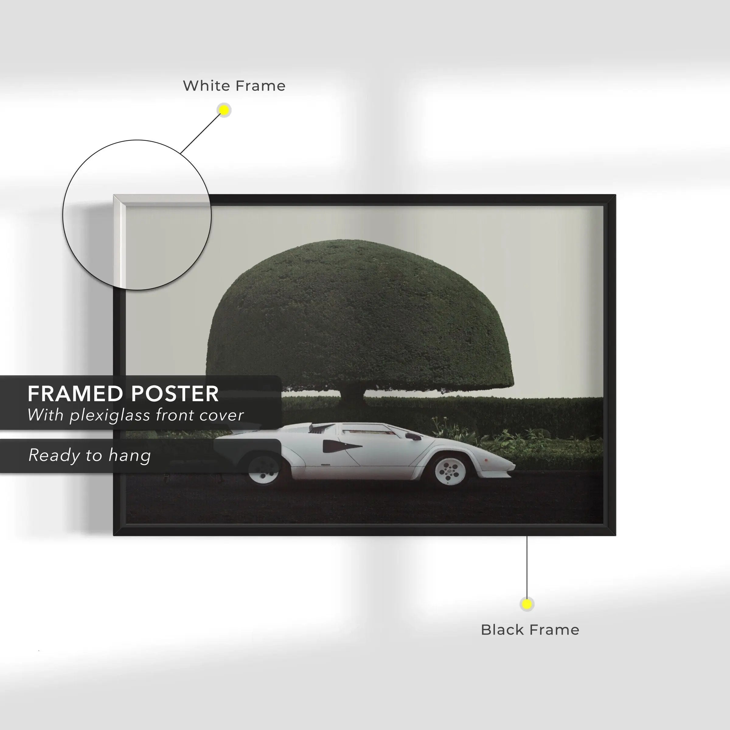 Lamborghini Countach - Racing Dreams Canvas Wall Art | Poster Print Canvastoria