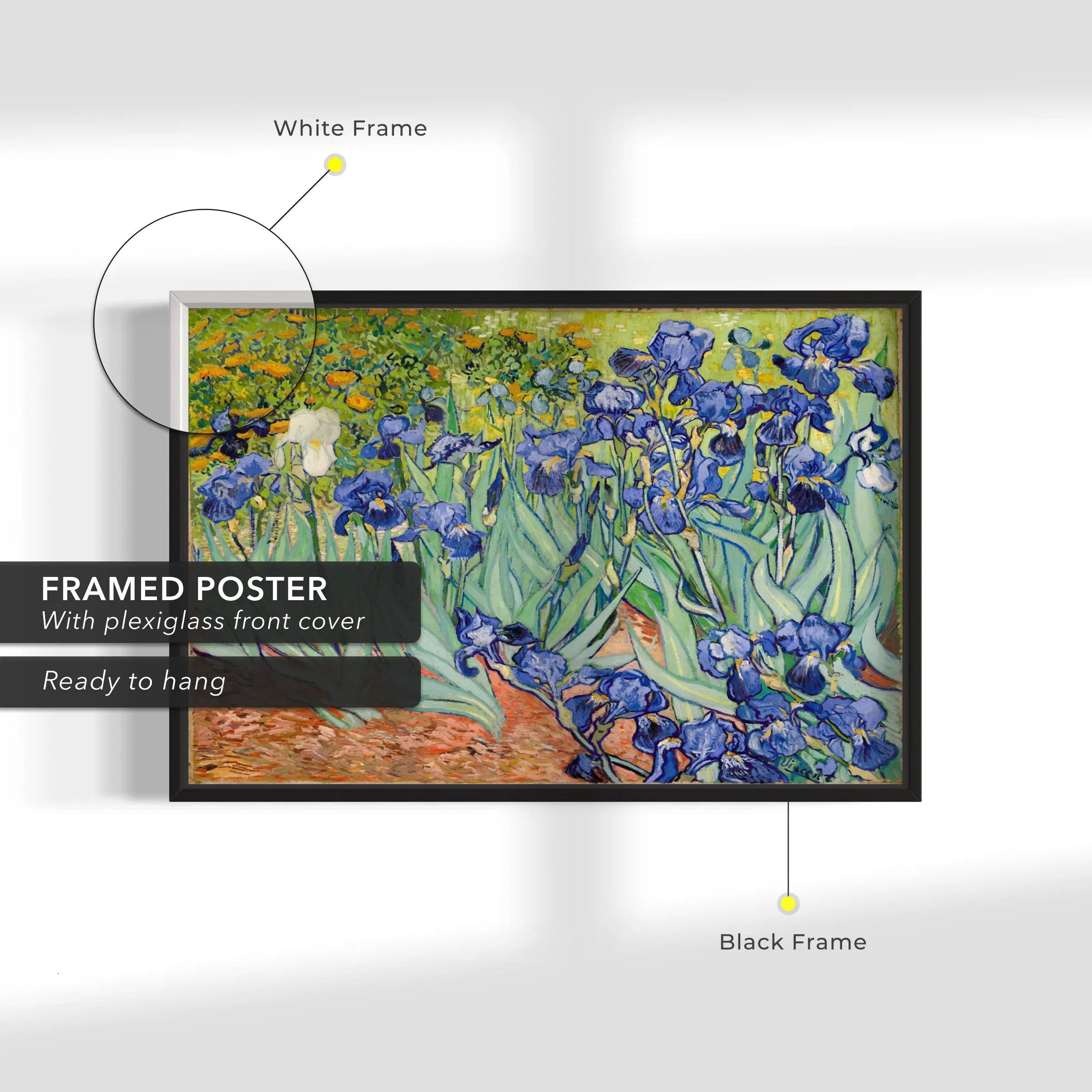Vincent van Gogh 'Irises' Canvas Wall Art | Poster Print - Canvastoria