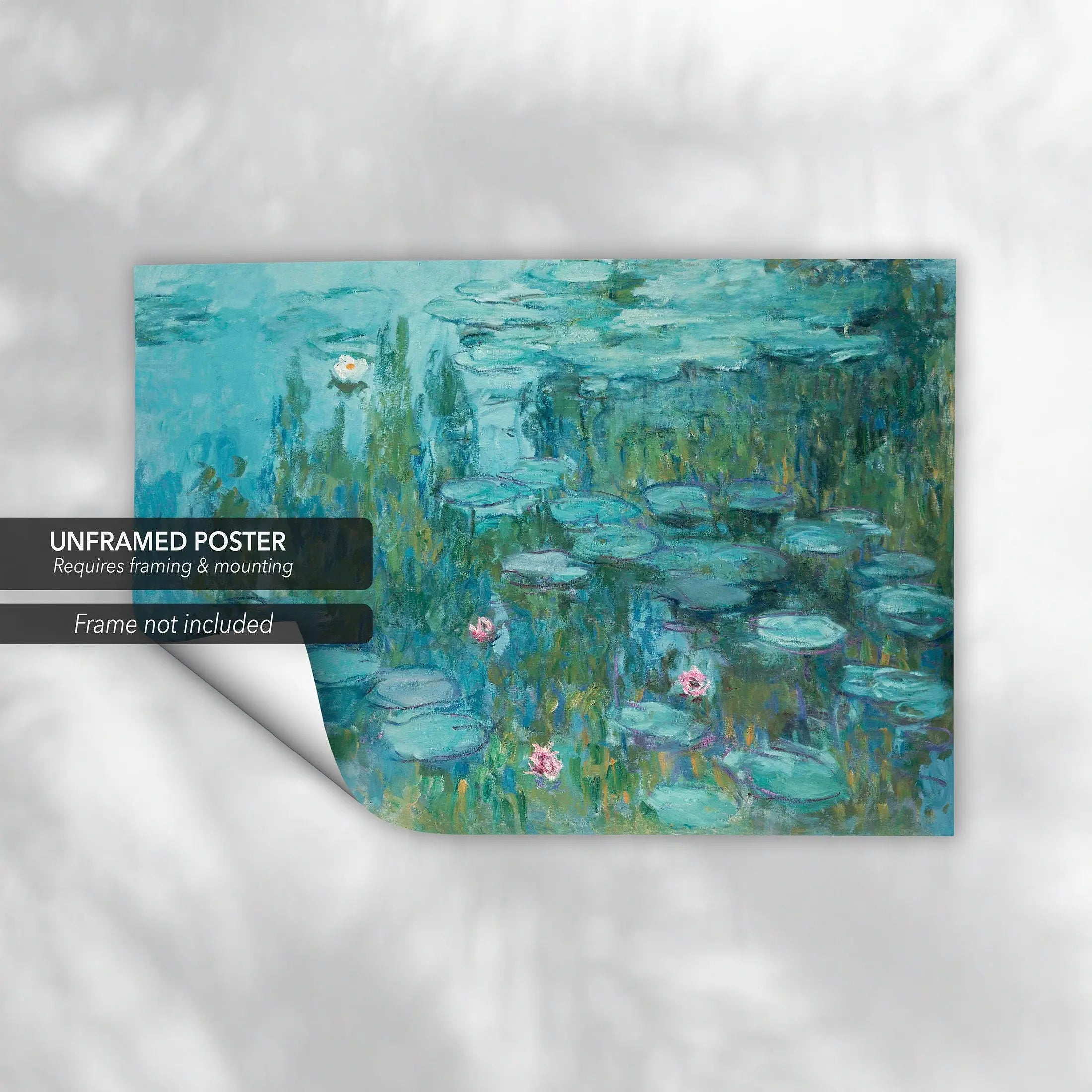 Claude Monet ‘Water Lilies’ Canvas Wall Art | Poster Print Canvastoria
