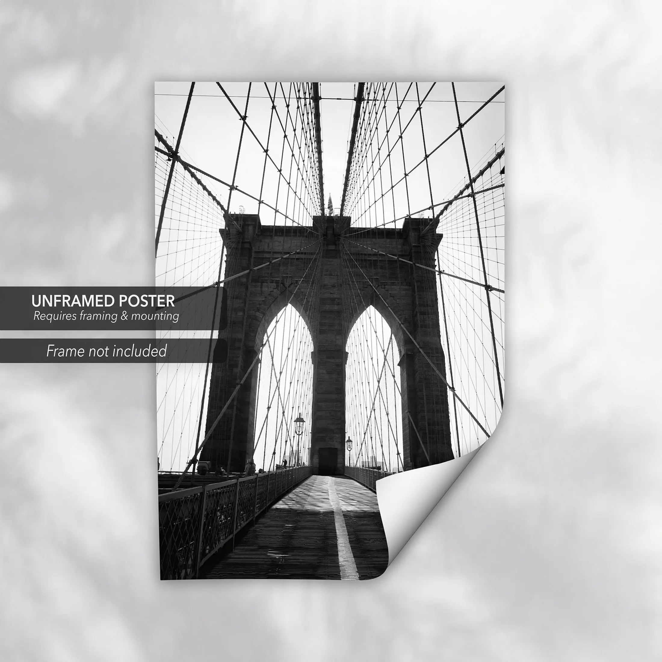 Brooklyn Bridge - New York City Canvas Wall Art | Poster Print Canvastoria