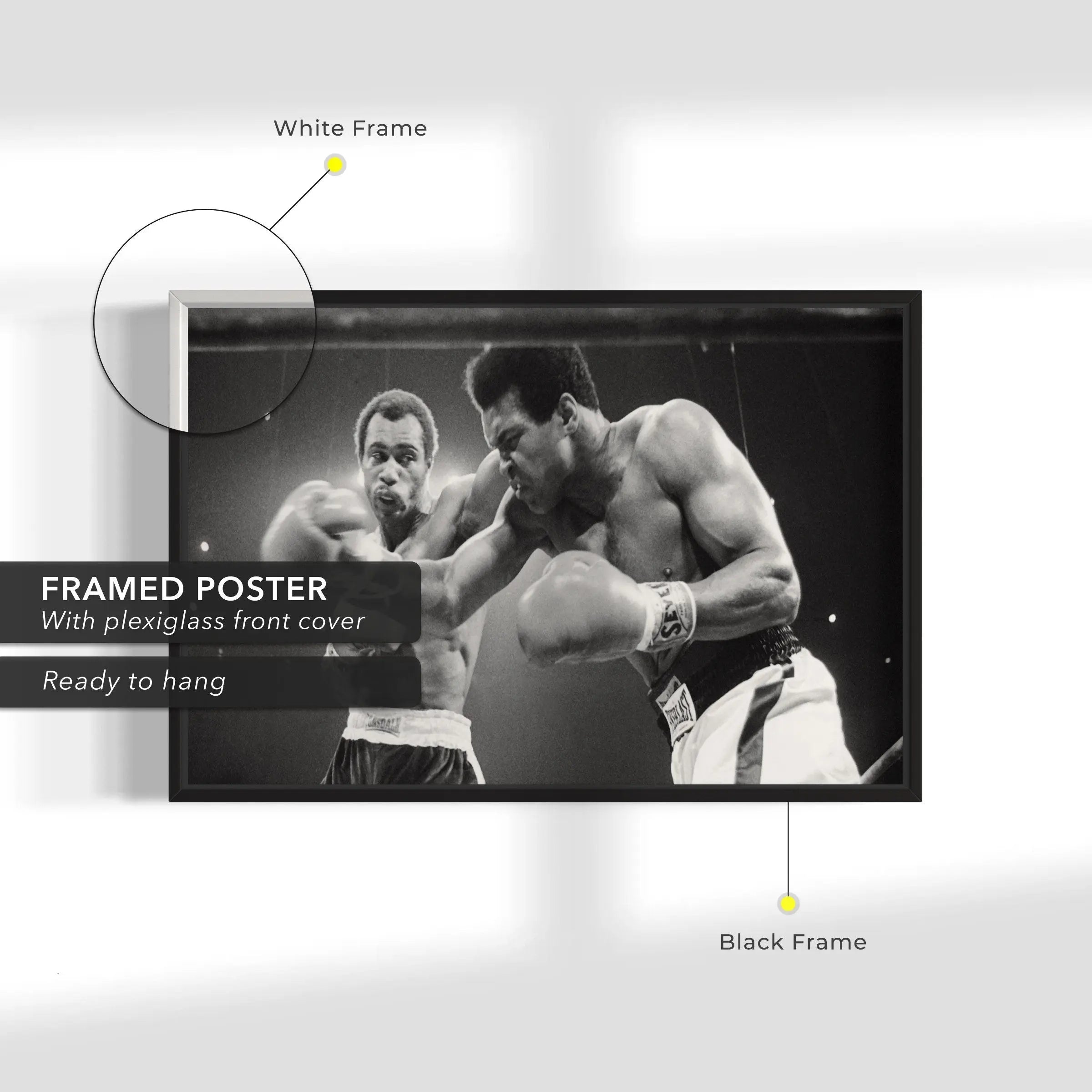 Muhammad Ali 'Knockout' Canvas Wall Art | Poster Print - Canvastoria