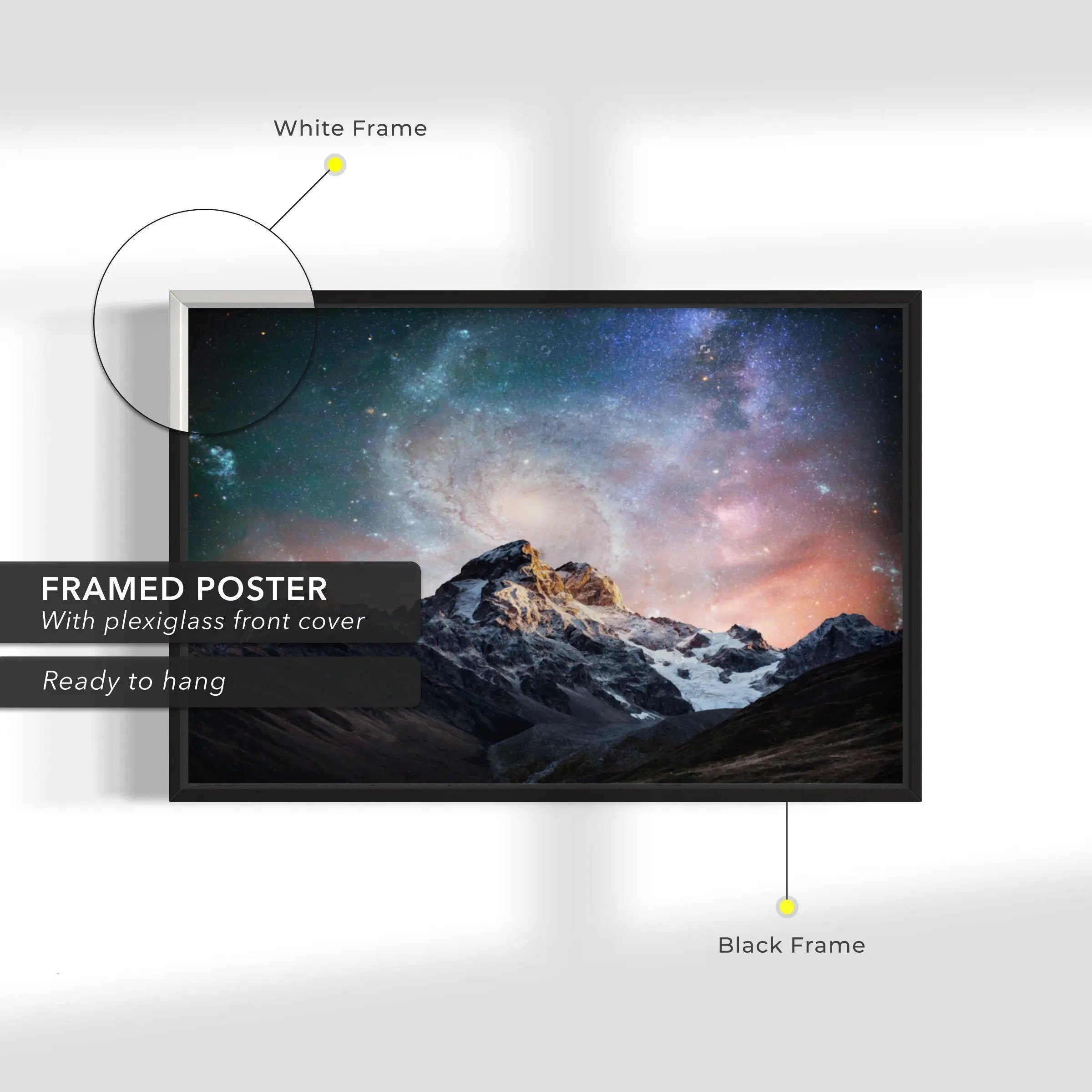 Carina Nebula NASA & Mount Everest Canvas Wall Art | Poster Print - Canvastoria