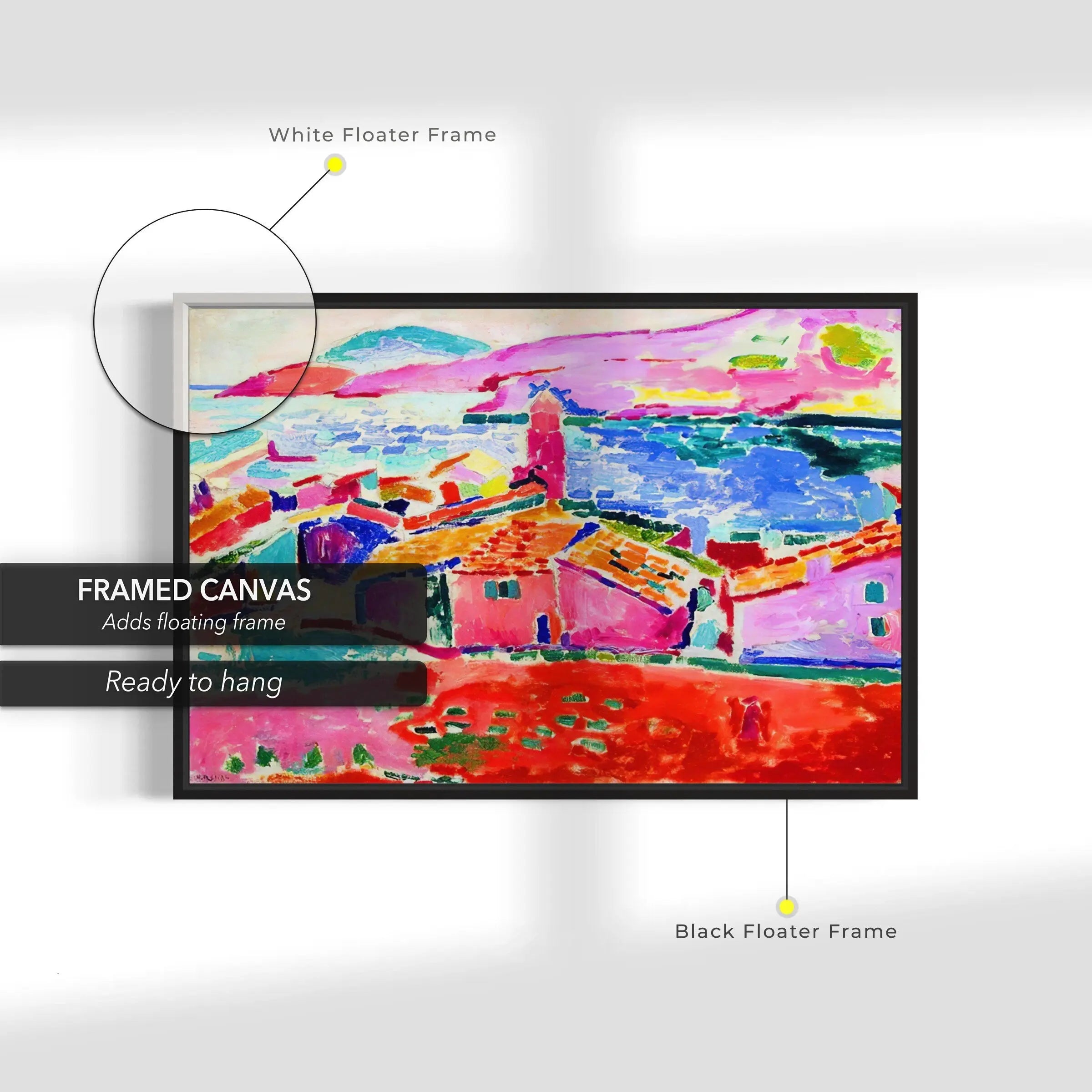 Henri Matisse 'View of Collioure' Canvas Wall Art | Poster Print Canvastoria