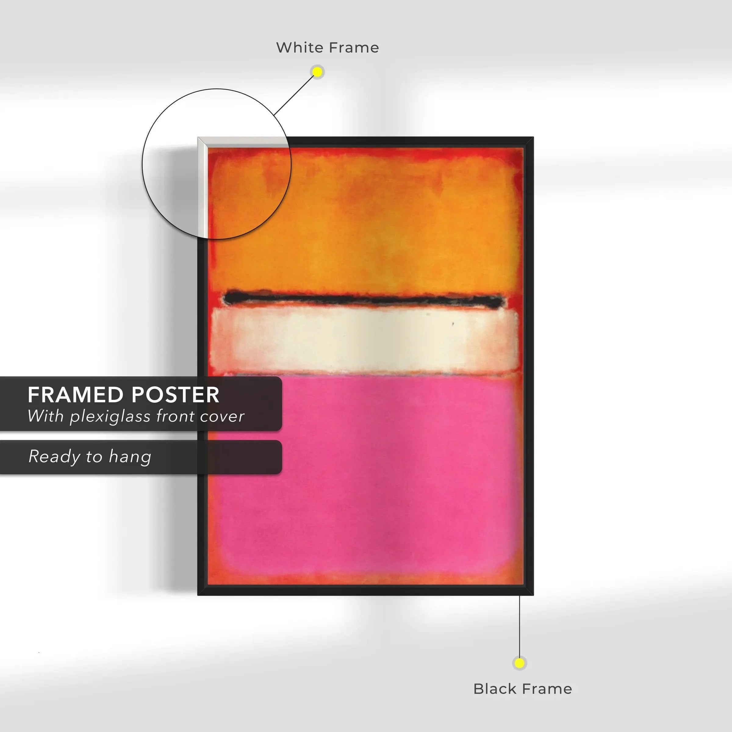 Mark Rothko 'White Center' 1950 Canvas Wall Art | Poster Print - Canvastoria