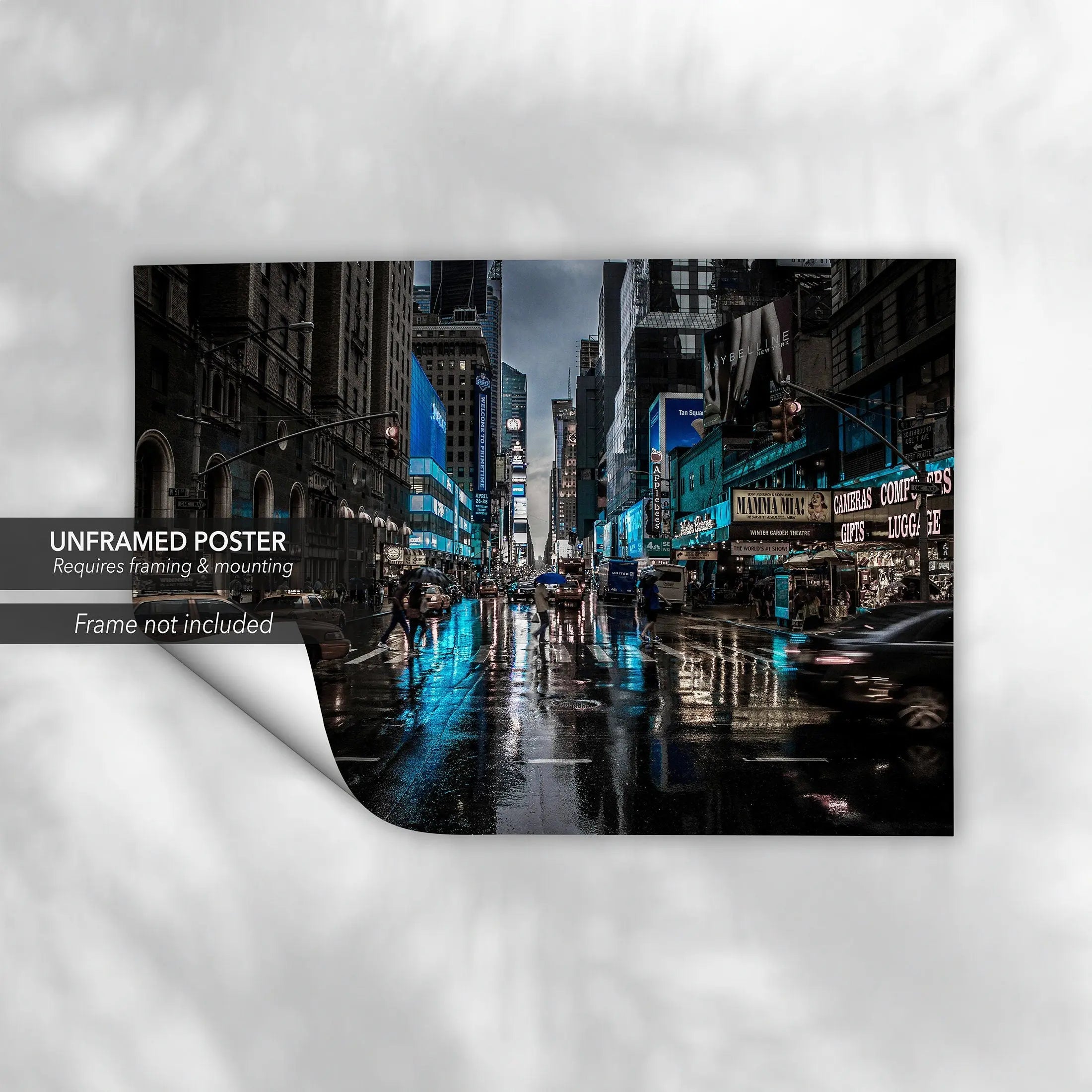 New York Urban Art Photo Canvas Wall Art | Poster Print Canvastoria