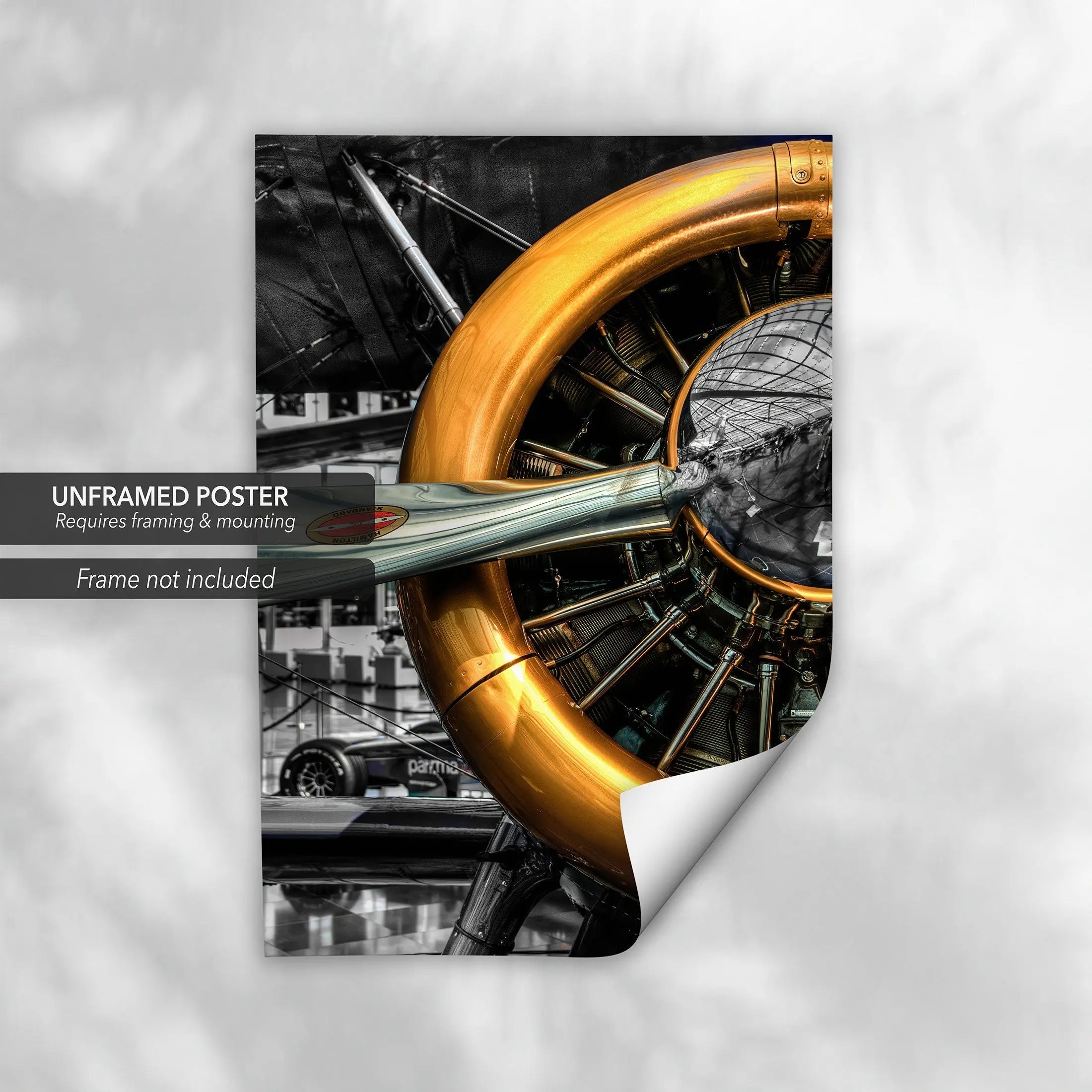 Aircraft Propeller Canvas Wall Art | Poster Print Canvastoria