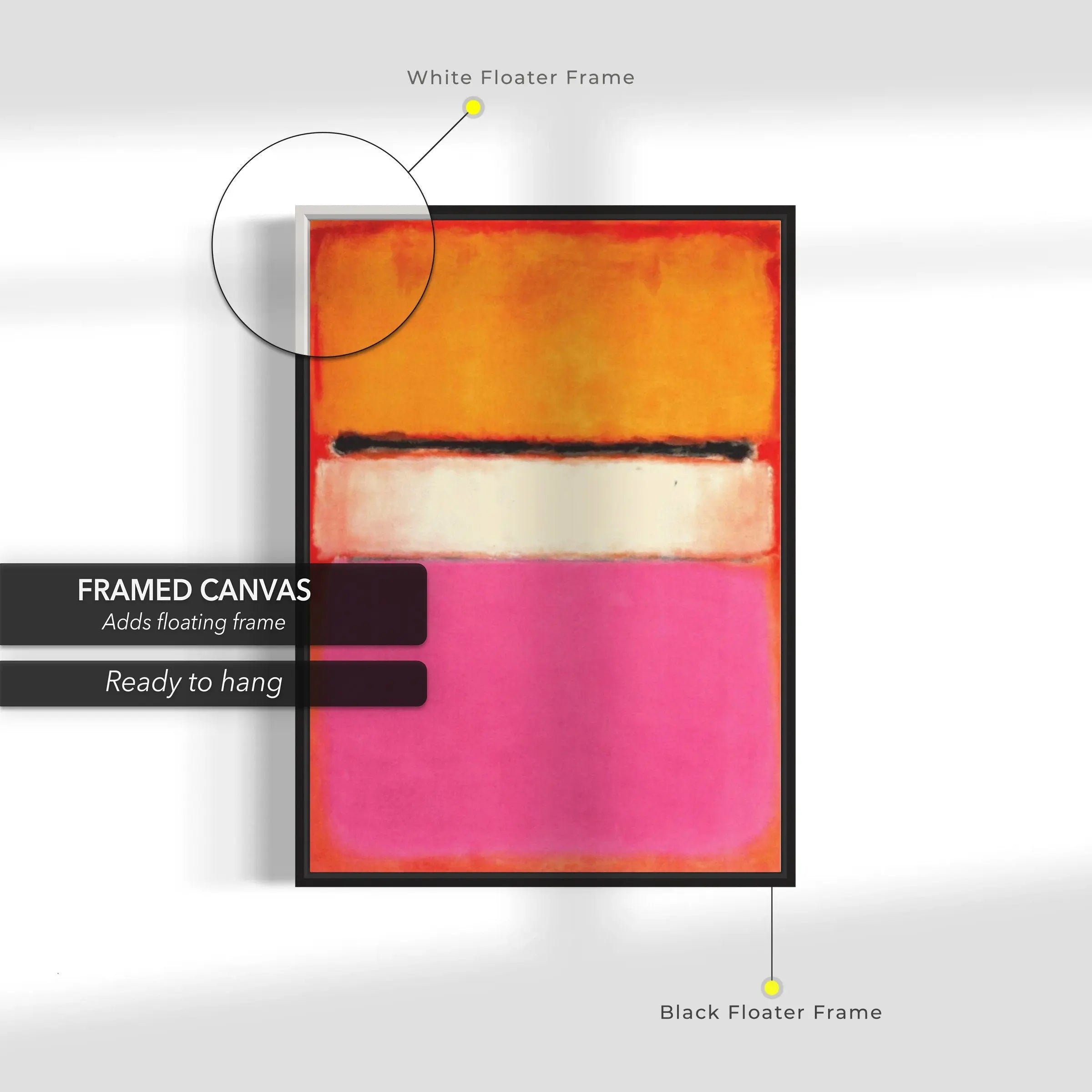 Mark Rothko 'White Center' 1950 Canvas Wall Art | Poster Print - Canvastoria