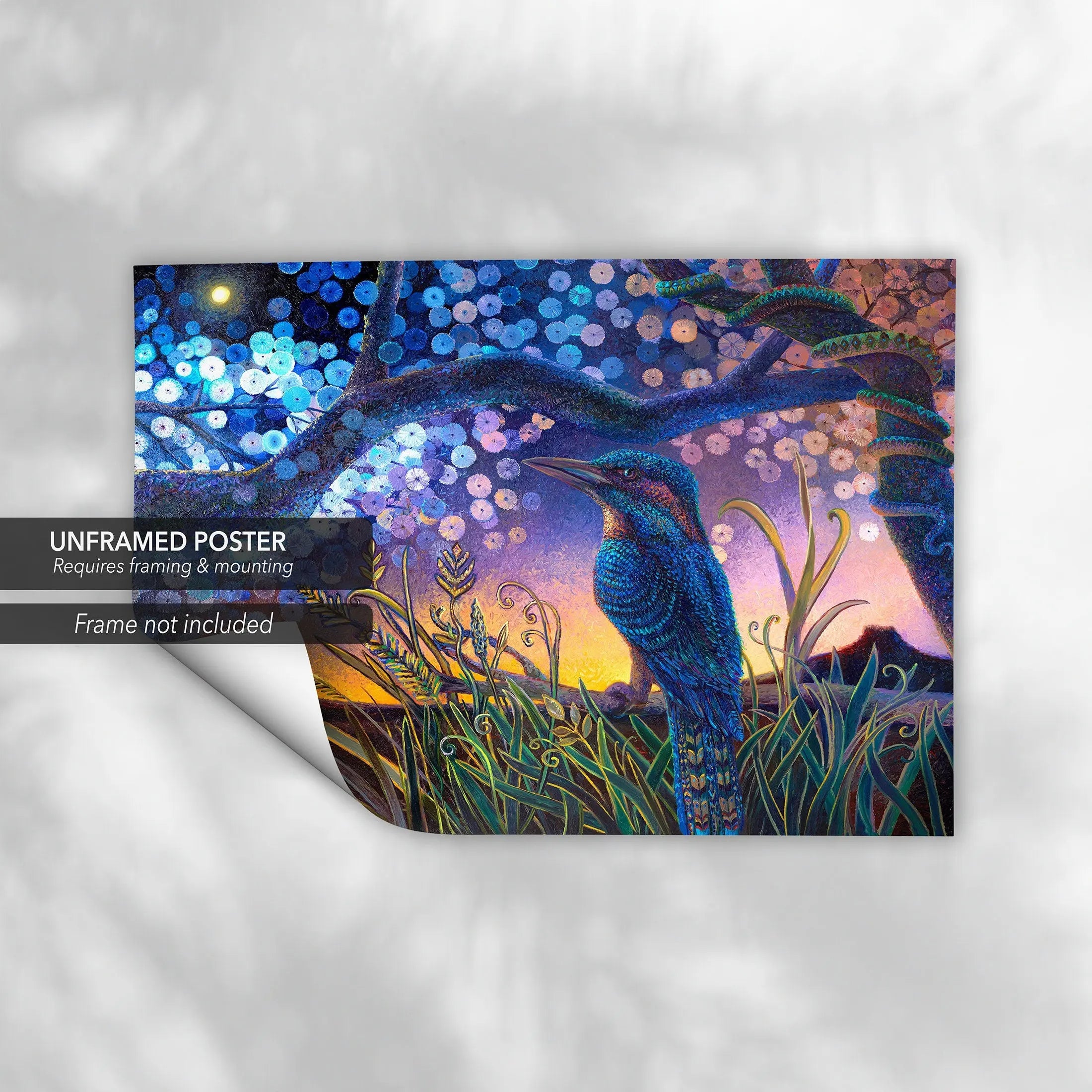 Kookabura 'Night in Day' Canvas Wall Art | Poster Print Canvastoria