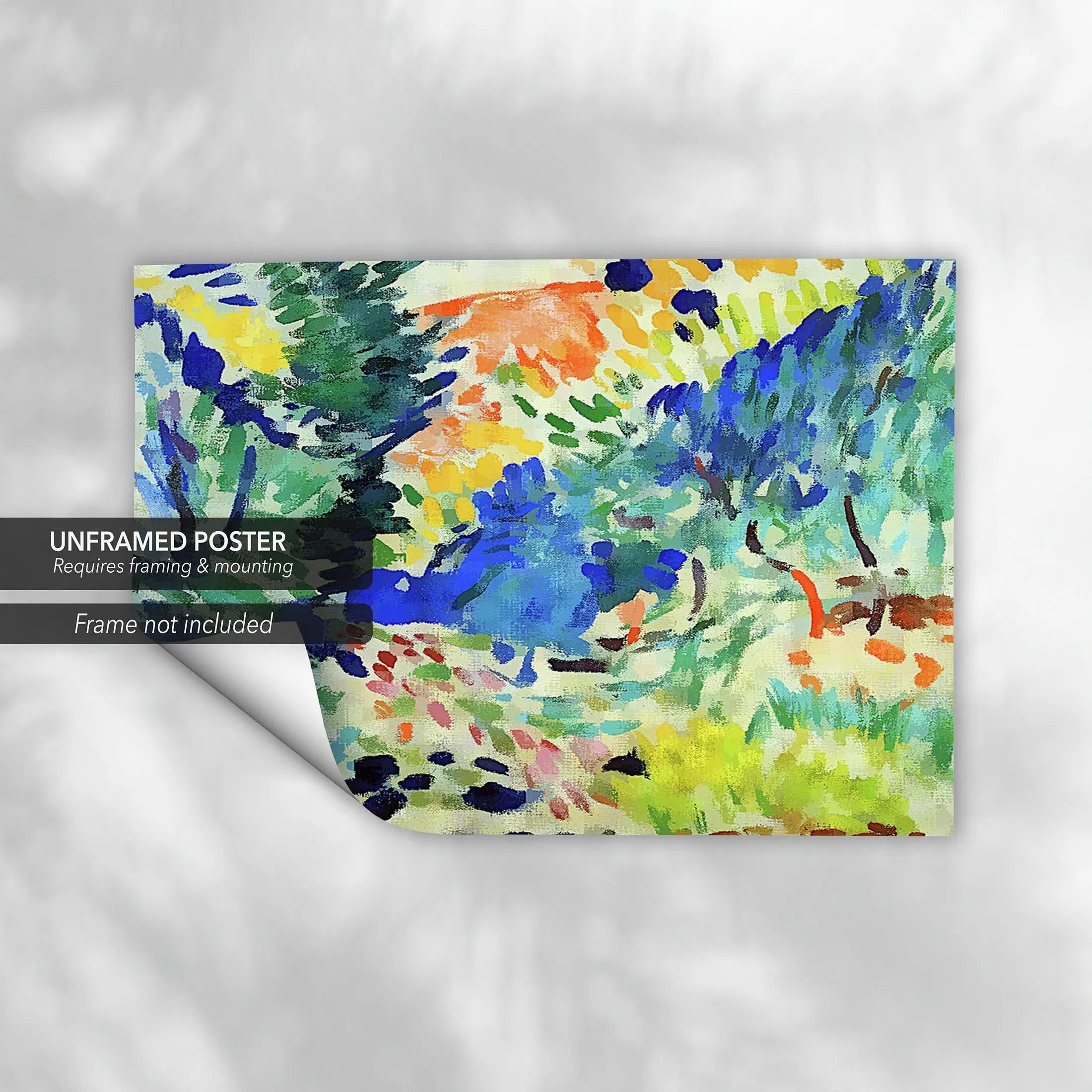 Henri Matisse 'Landscape at Collioure ll' Canvas Wall Art | Poster Print Canvastoria