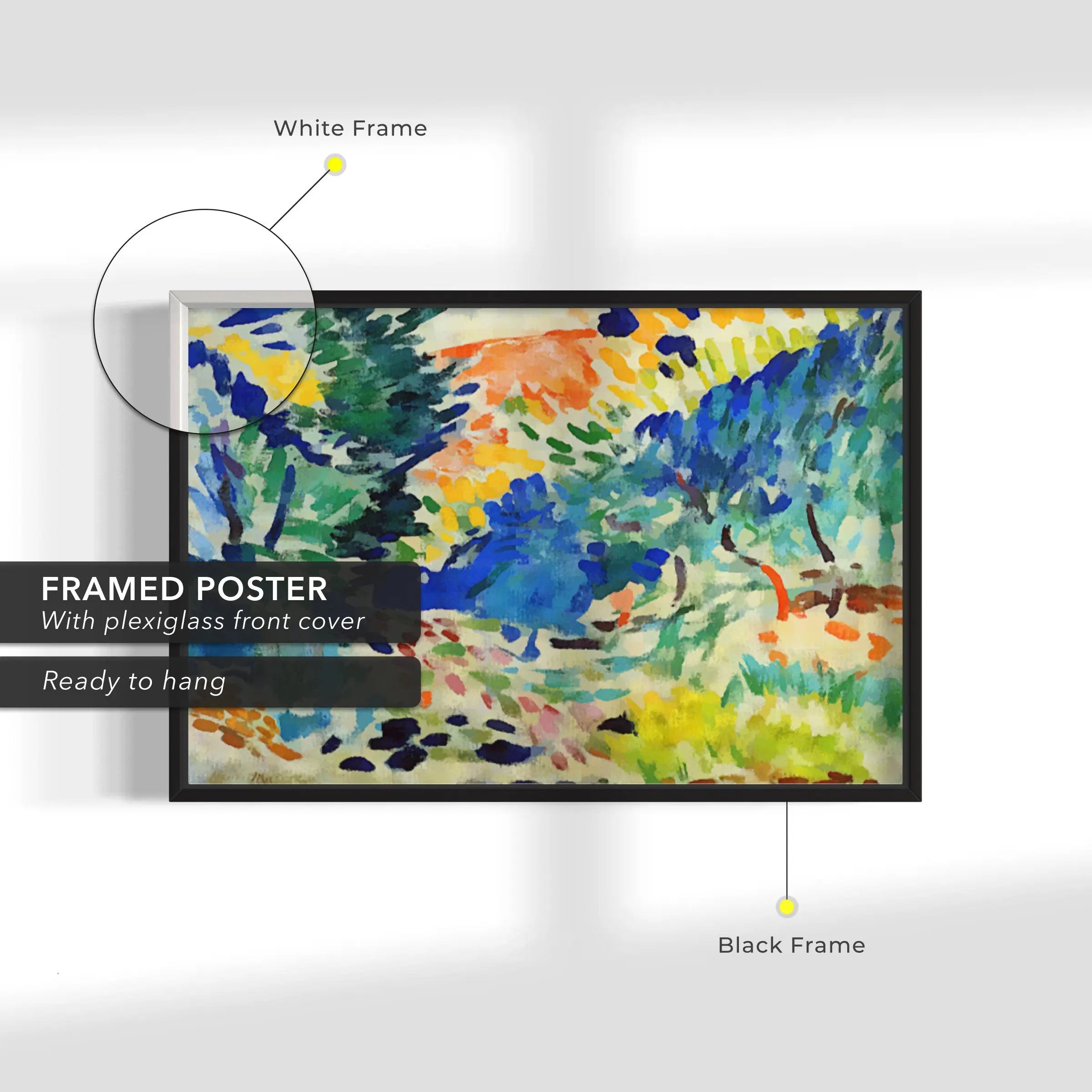 Henri Matisse 'Landscape at Collioure ll' Canvas Wall Art | Poster Print Canvastoria