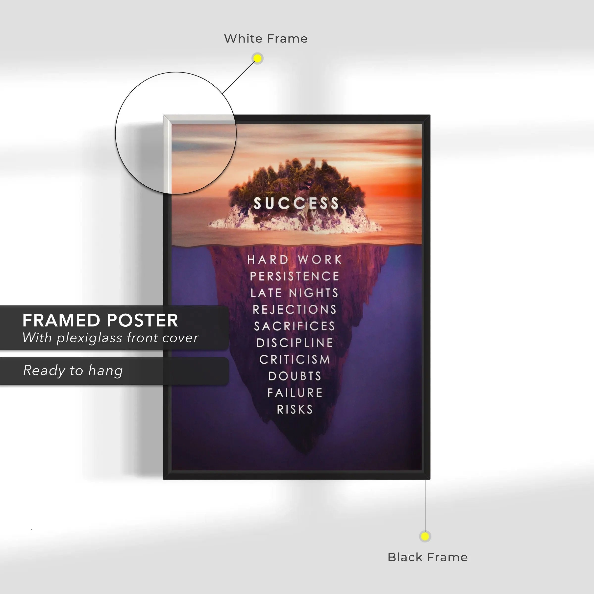 Success Island Canvas Wall Art | Poster Print Canvastoria